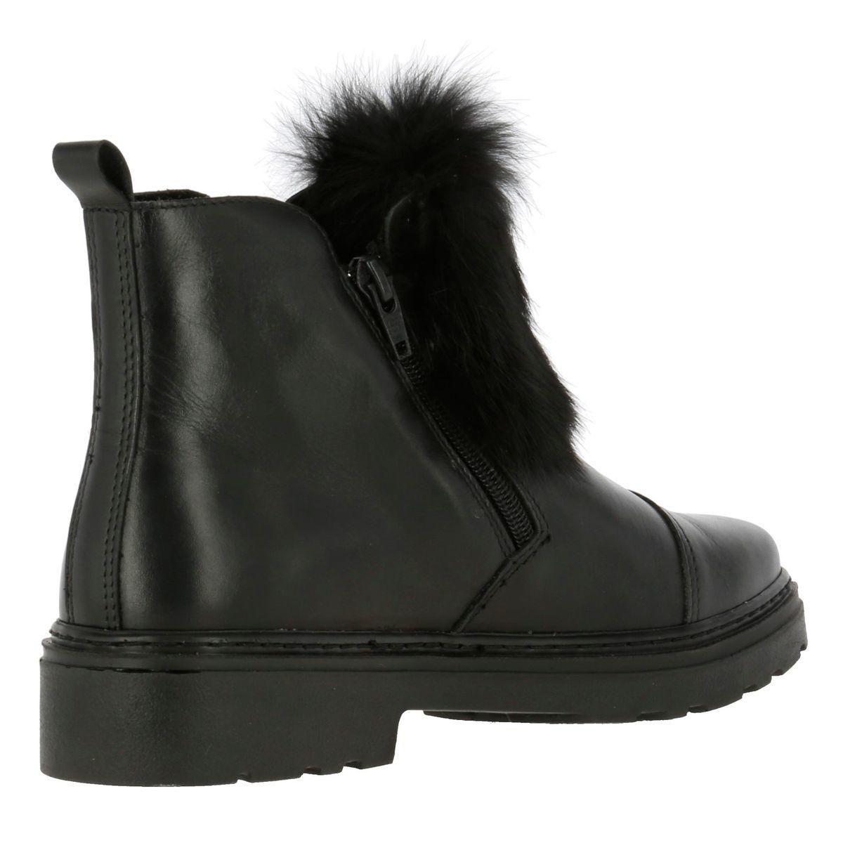 Botin Cuero Mujer Dox Negro-4
