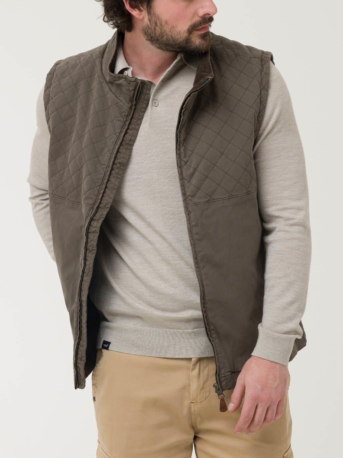 Chaqueta Gabardina Hombre Laurito Verde-4