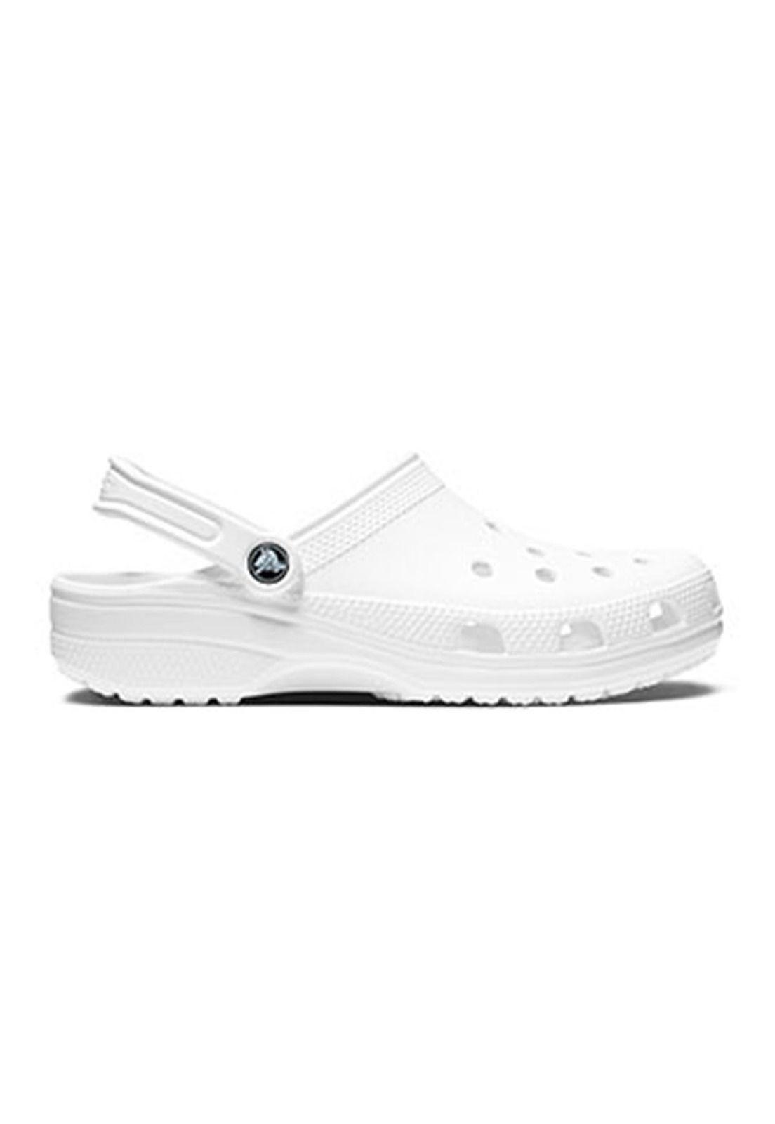 Zueco Crocs Mujer Classic Clog Blanco-0