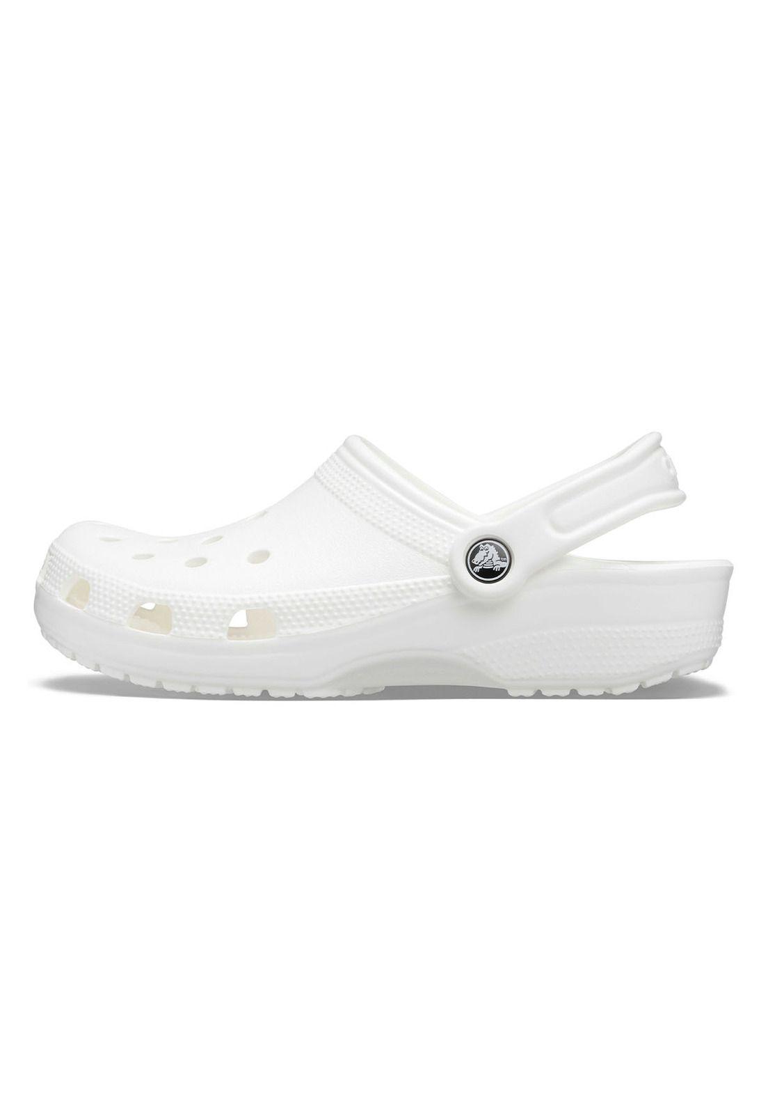 Zueco Crocs Mujer Classic Clog Blanco-1