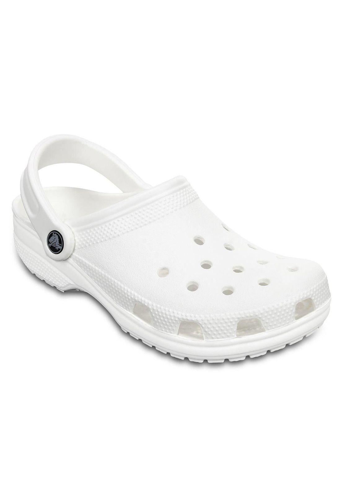 Zueco Crocs Mujer Classic Clog Blanco-6