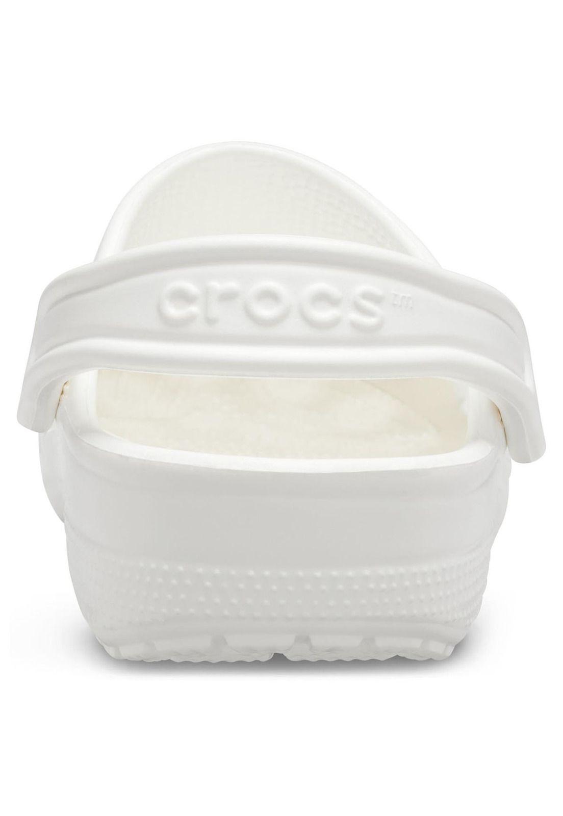 Zueco Crocs Mujer Classic Clog Blanco-7