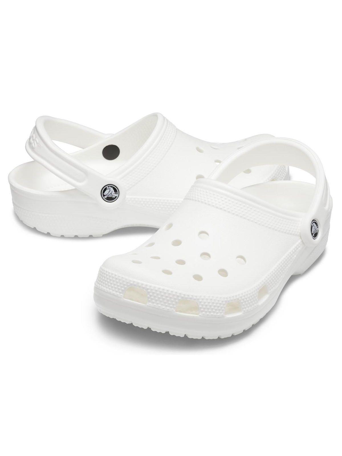 Zueco Crocs Mujer Classic Clog Blanco-3