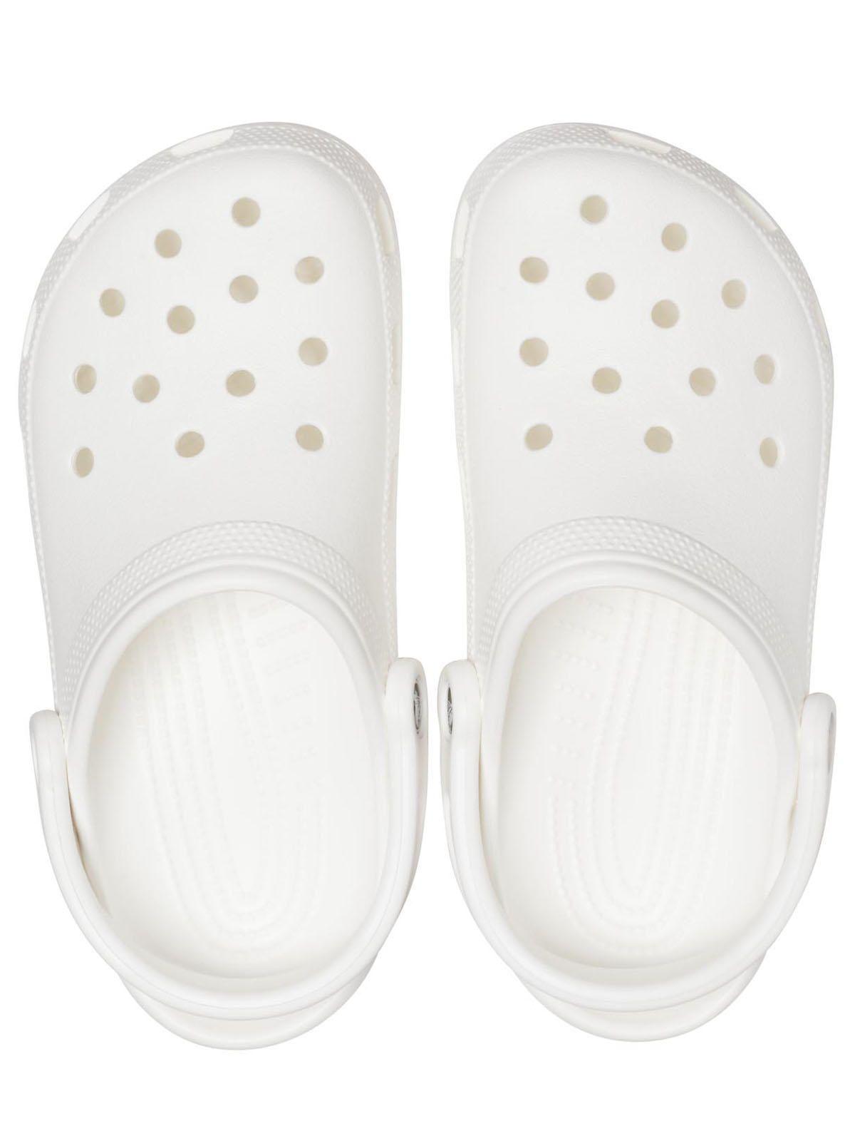 Zueco Crocs Mujer Classic Clog Blanco-4