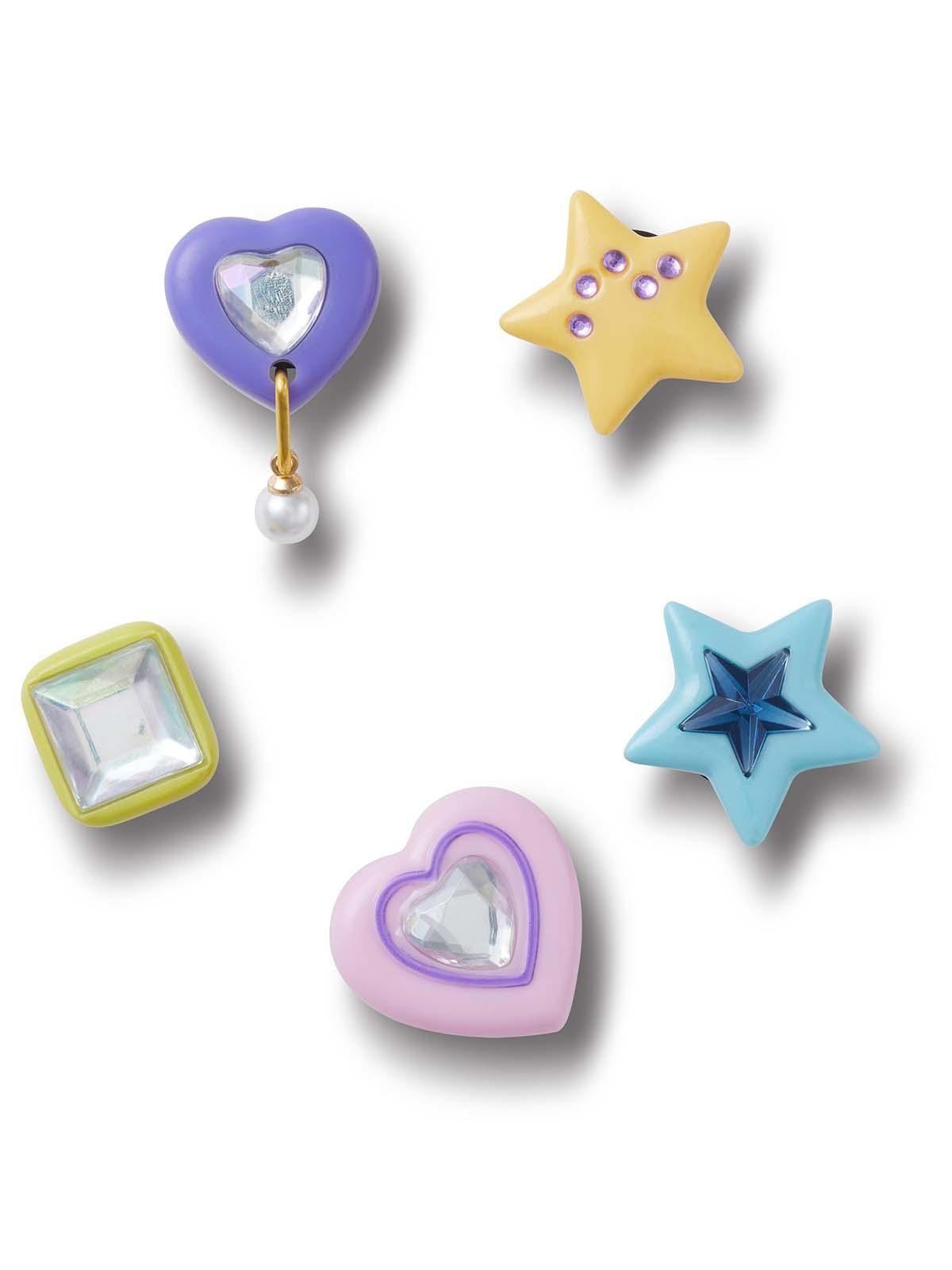 Jibbitz Crocs Gemas Deslumbrantes Pack 5 Blanco-0