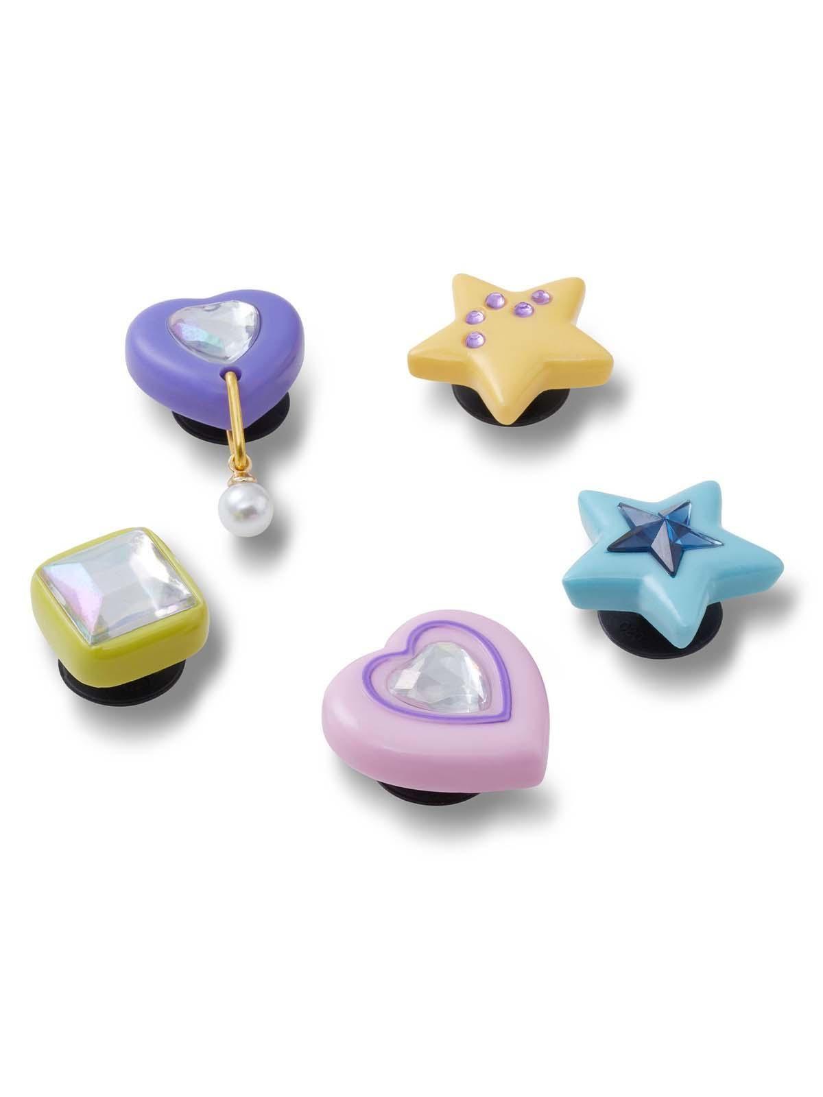 Jibbitz Crocs Gemas Deslumbrantes Pack 5 Blanco-2