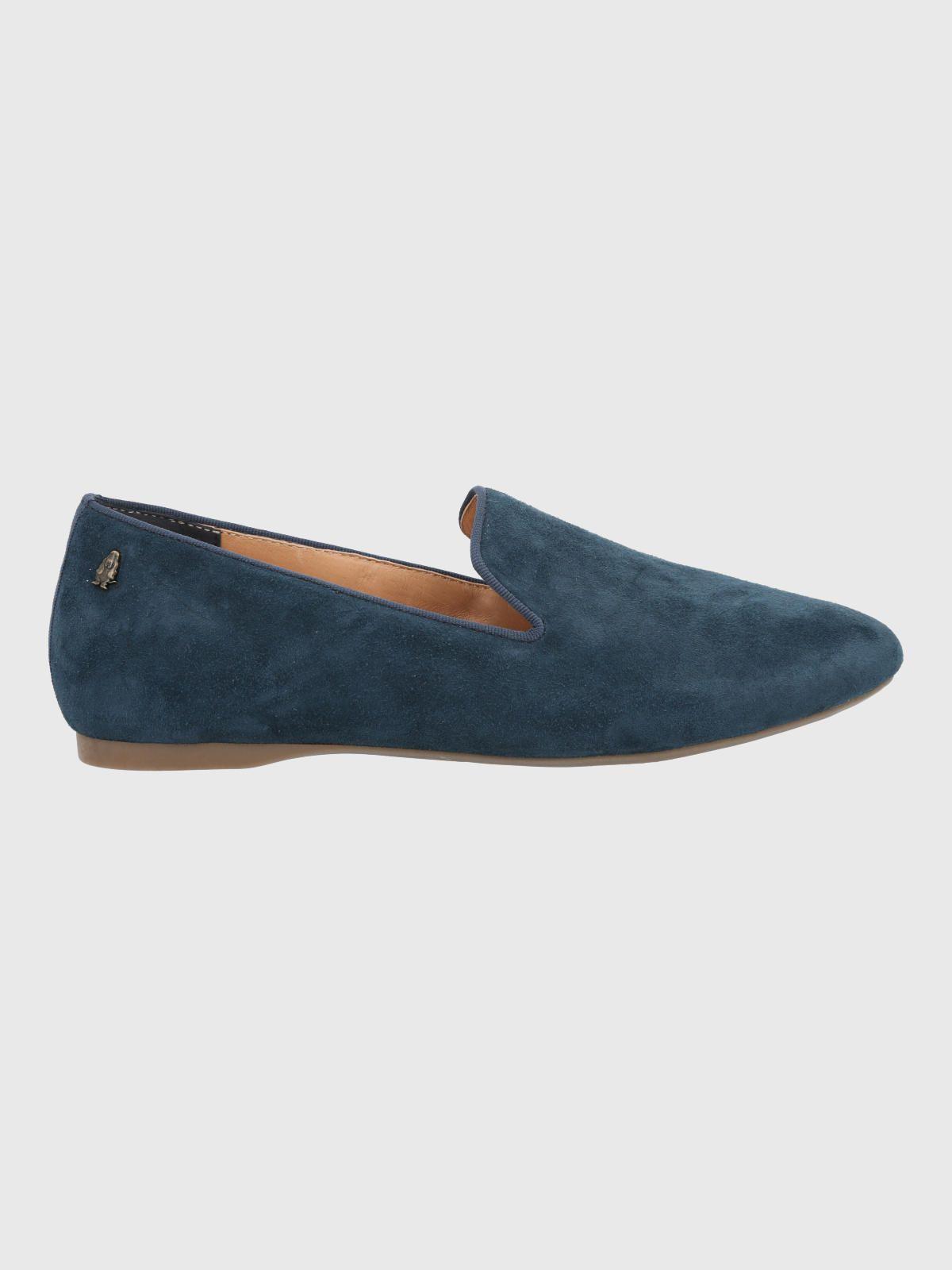 Mocasin Cuero Mujer Oda Azul-1