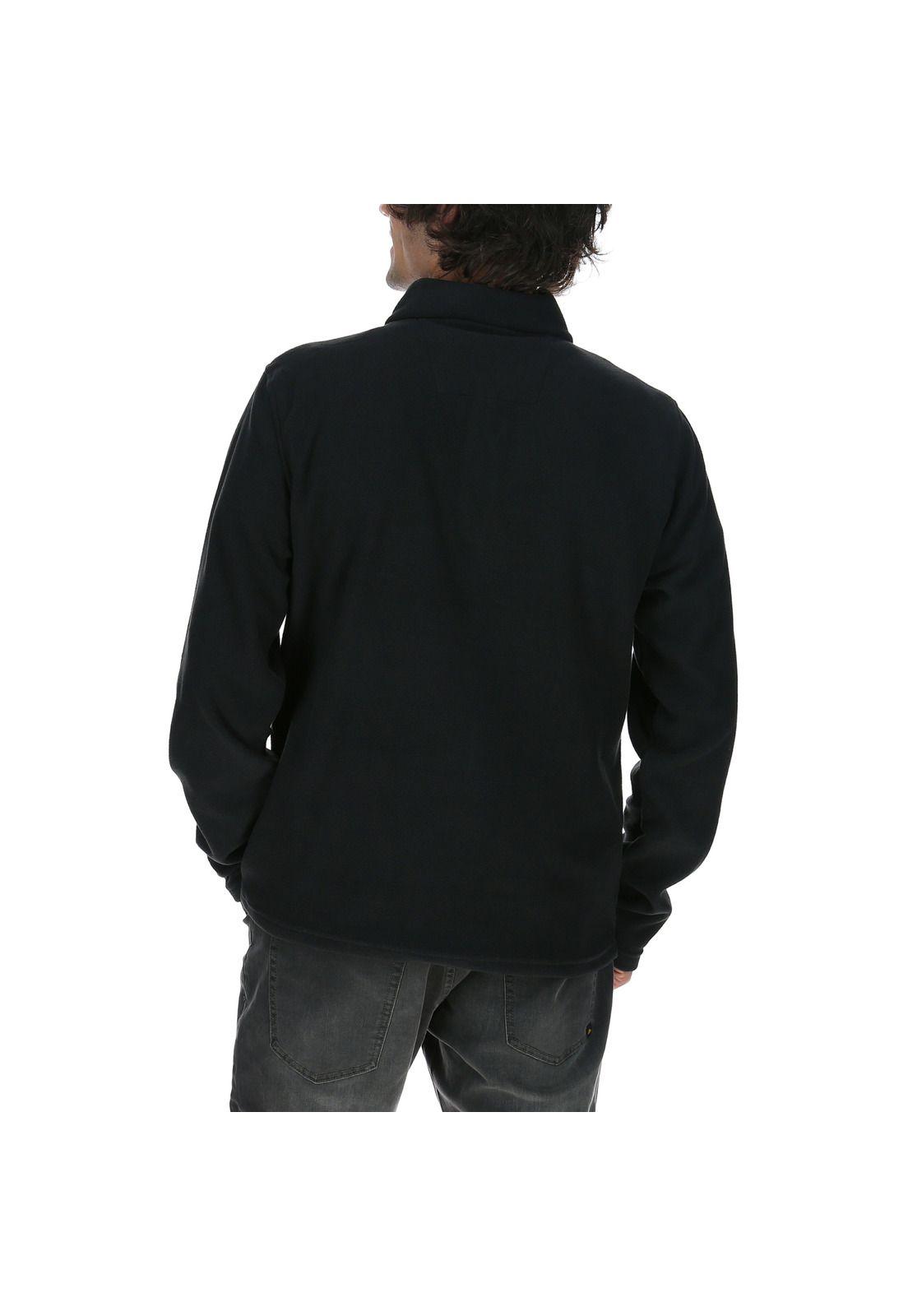 Polar Hombre Microfleece Qtr Zip Negro-2