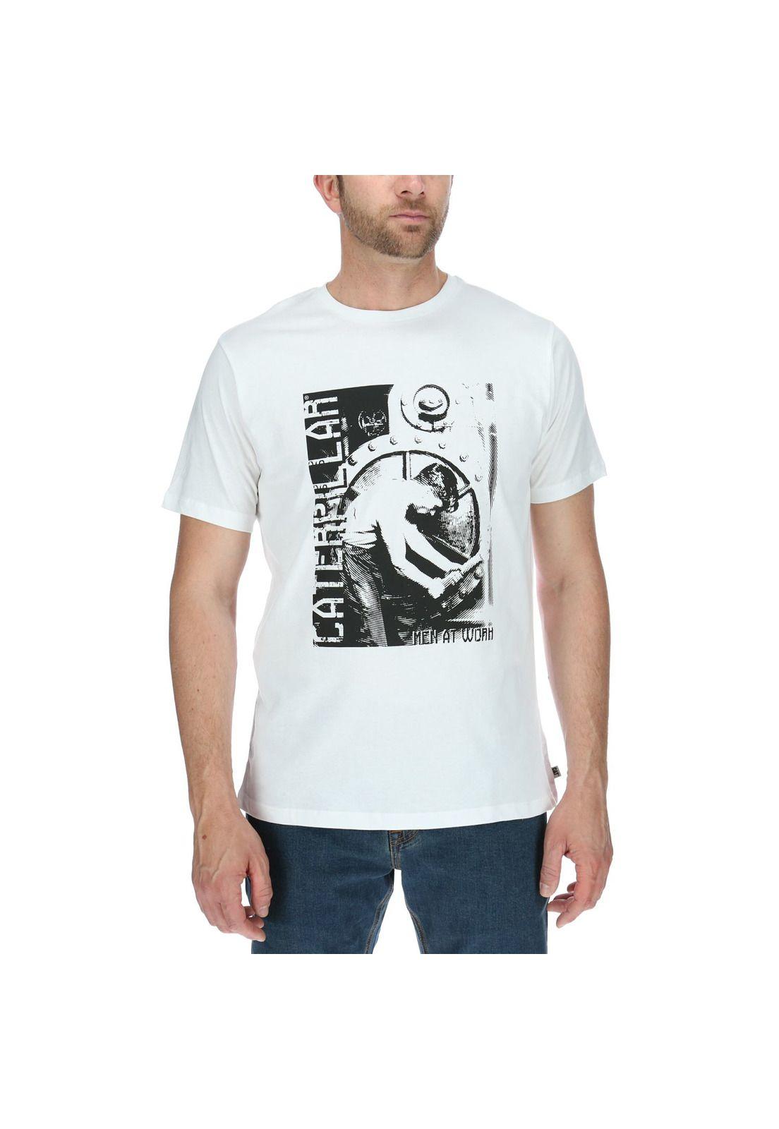 Polera Mc Hombre At Work Tee Blanco-0