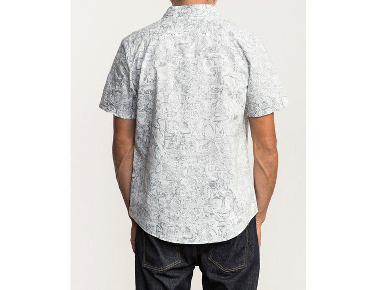 Camisa Manga Corta Grillo Ss Antique White-2