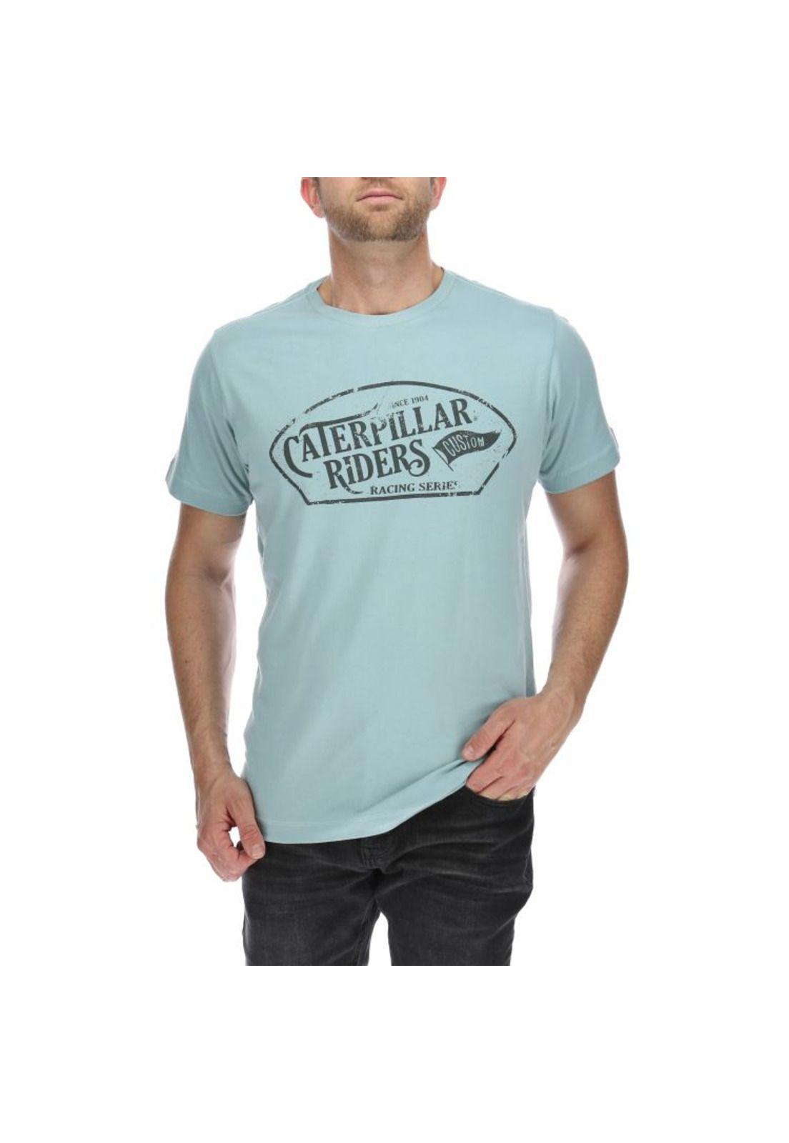 Polera Mc Hombre Riders Tee Azul-0