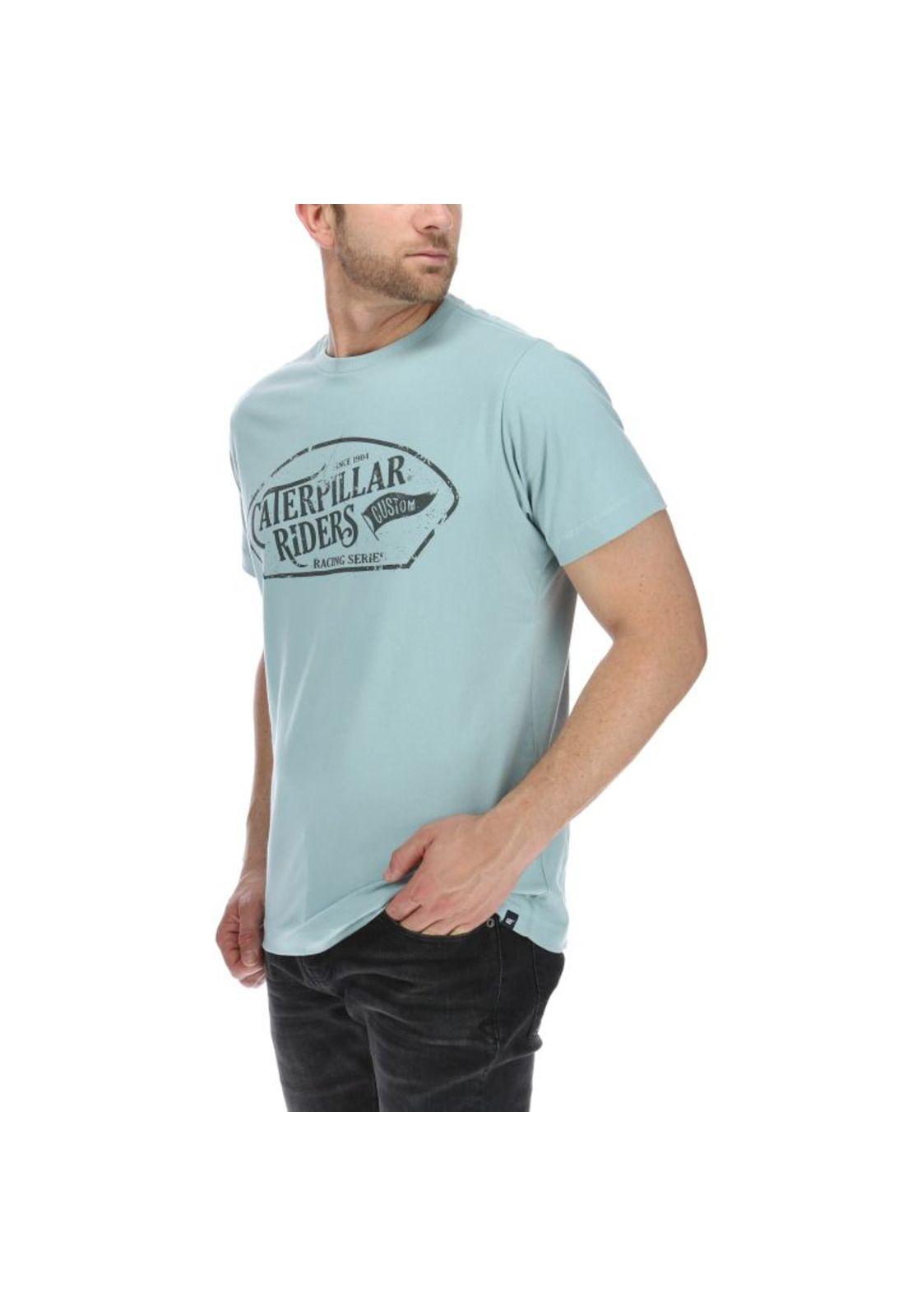 Polera Mc Hombre Riders Tee Azul-1