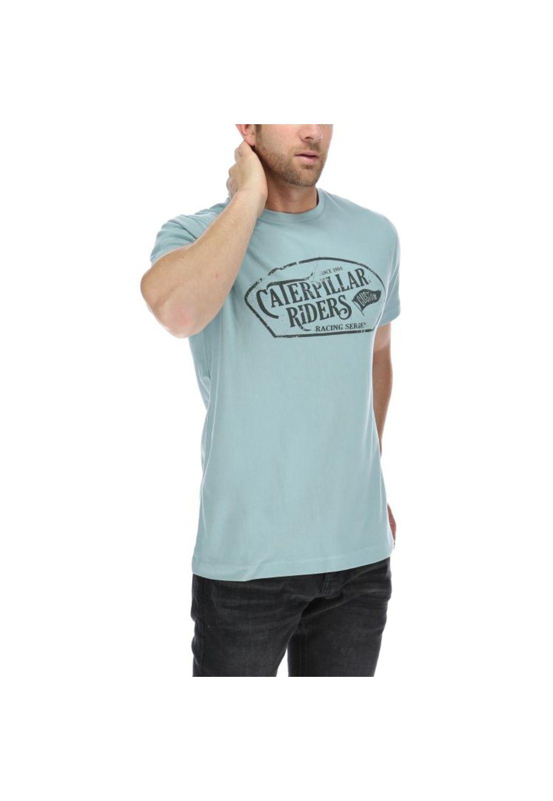 Polera Mc Hombre Riders Tee Azul-3