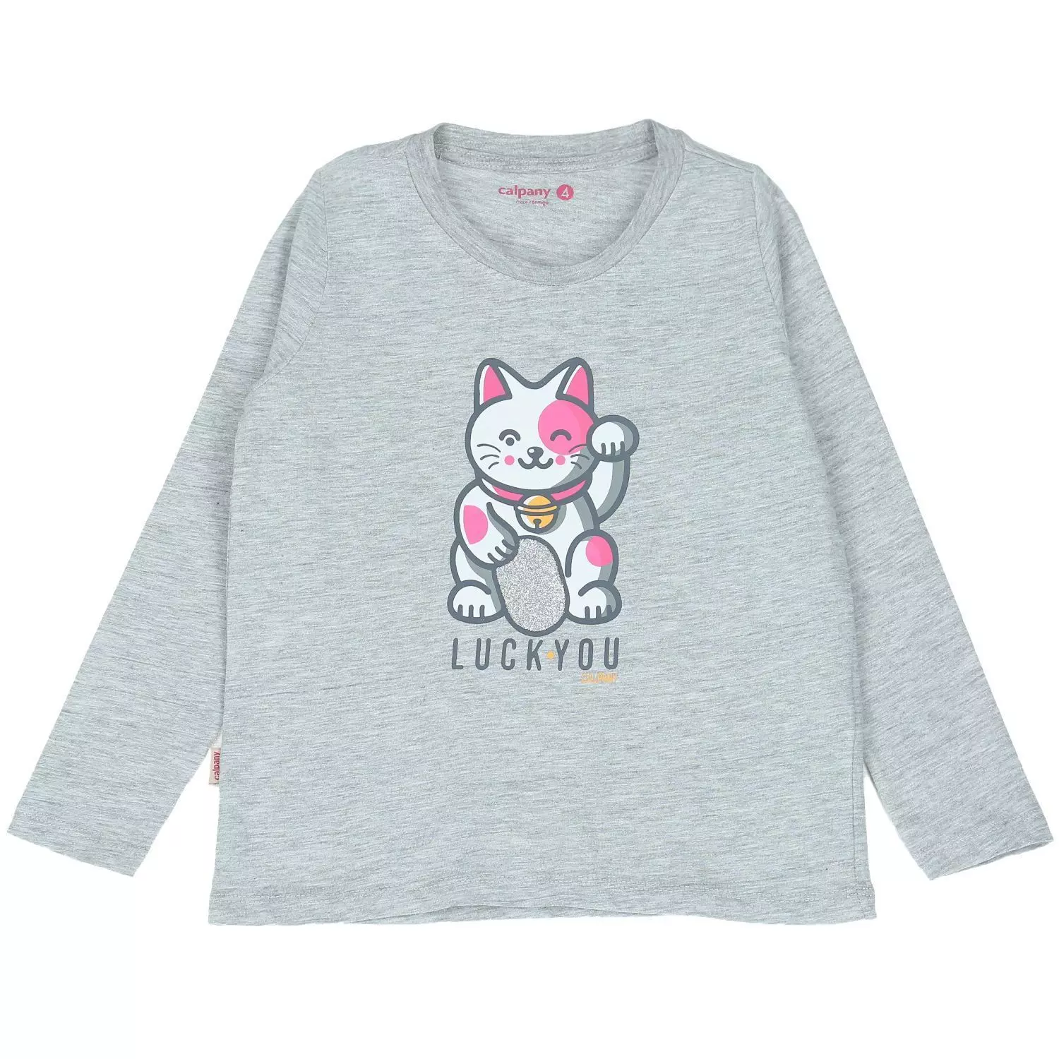 Polera Niña Nemba Gris-0