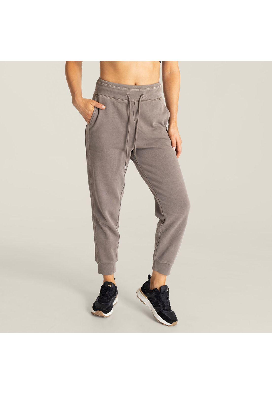 Pantalón Buzo Mujer Creta Beige-0