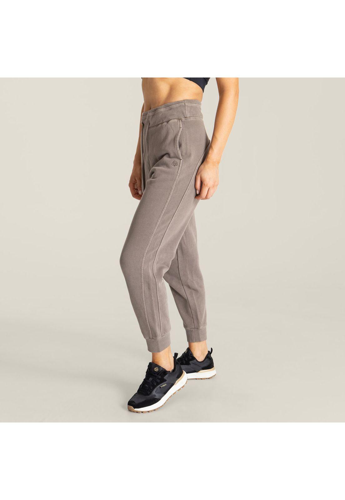 Pantalón Buzo Mujer Creta Beige-1