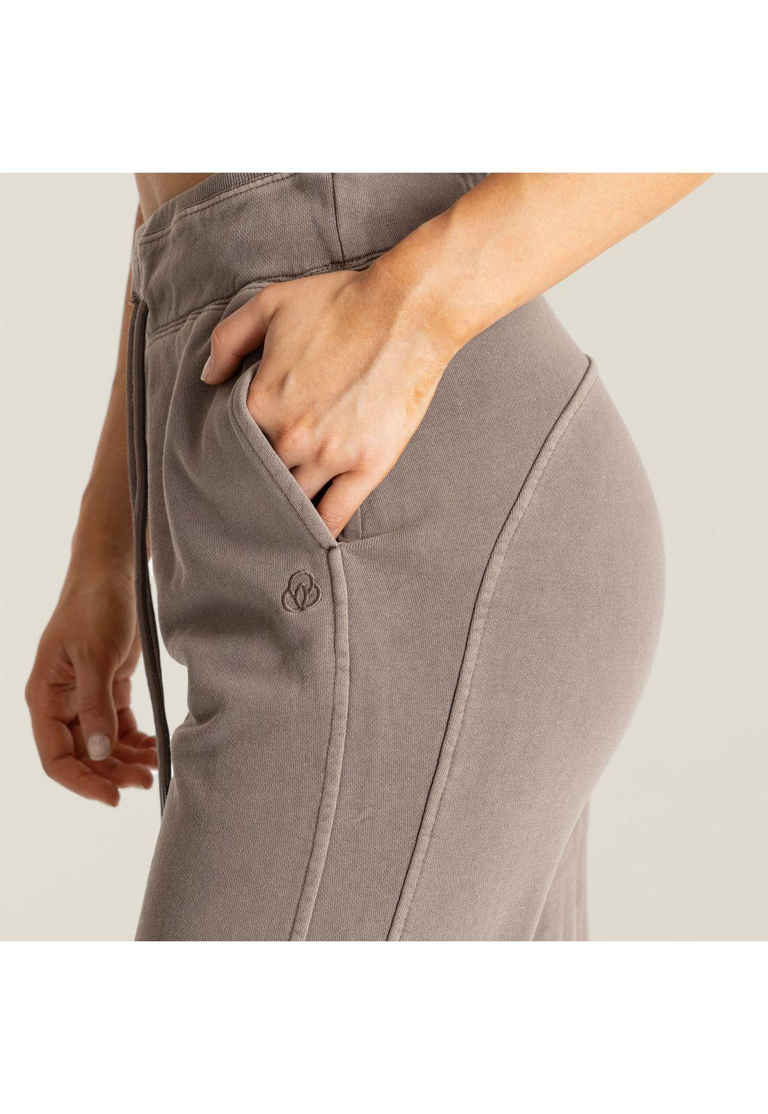 Pantalón Buzo Mujer Creta Beige-4