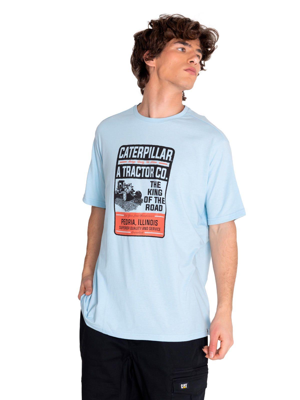 Polera Manga Corta Hombre His Tradit Graph9 Celeste-0