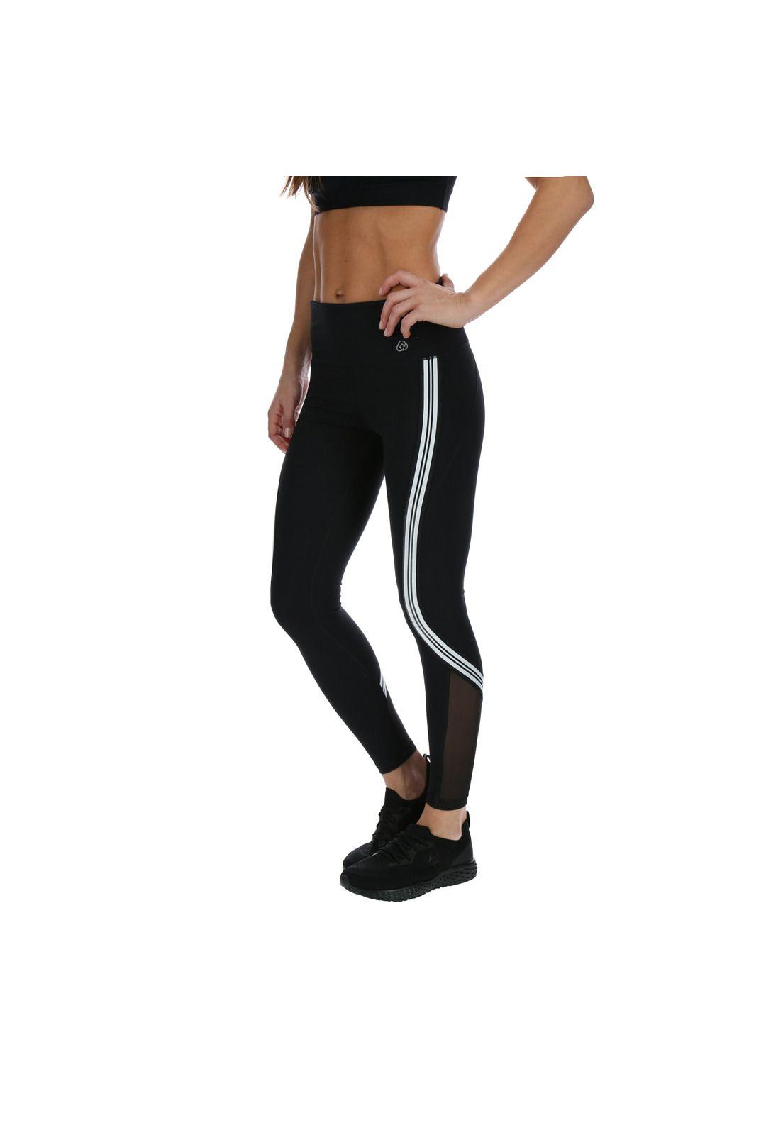 Calza Legging Mesh Negro-1