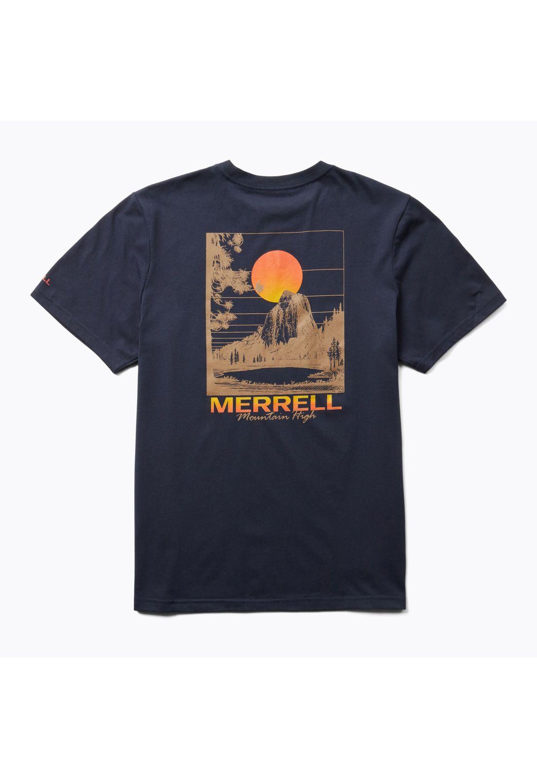 Polera Hombre Mono Mountain Azul Oscuro-1