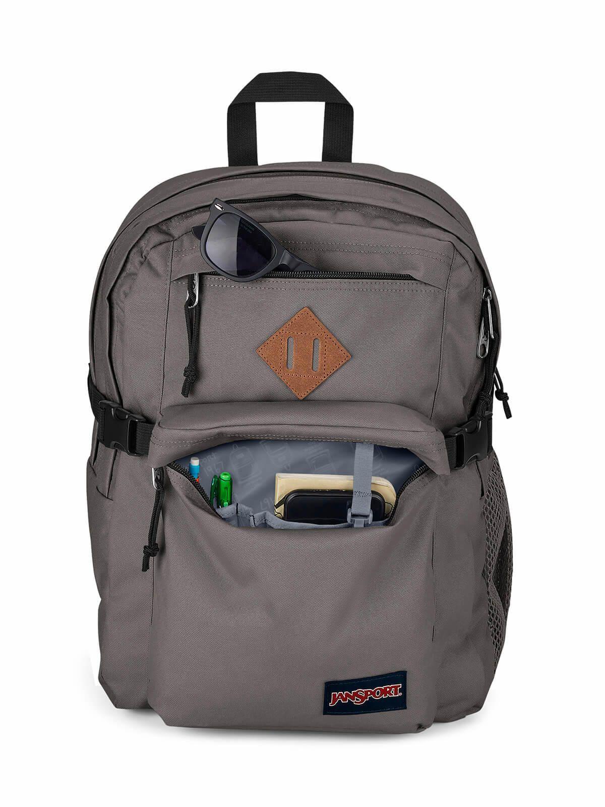 Mochila laptop Main Campus Gris-4