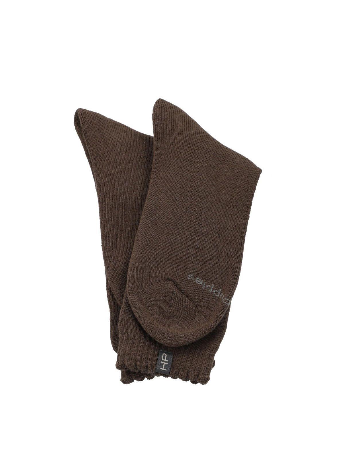Calcetín Algodón Mujer Heavy Classic Café-2