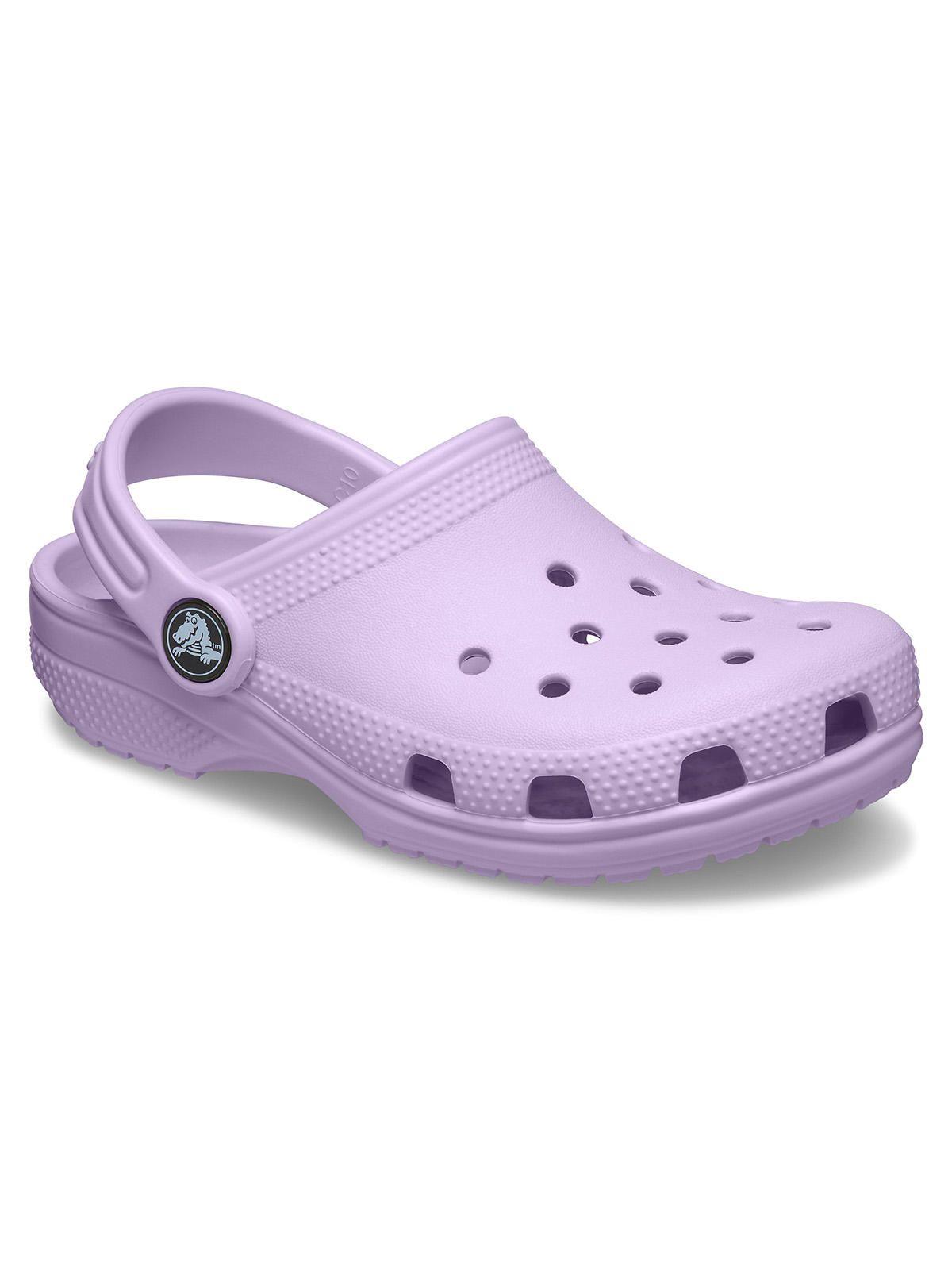 Zueco Niños Pequeños Classic Clog T Lila-1