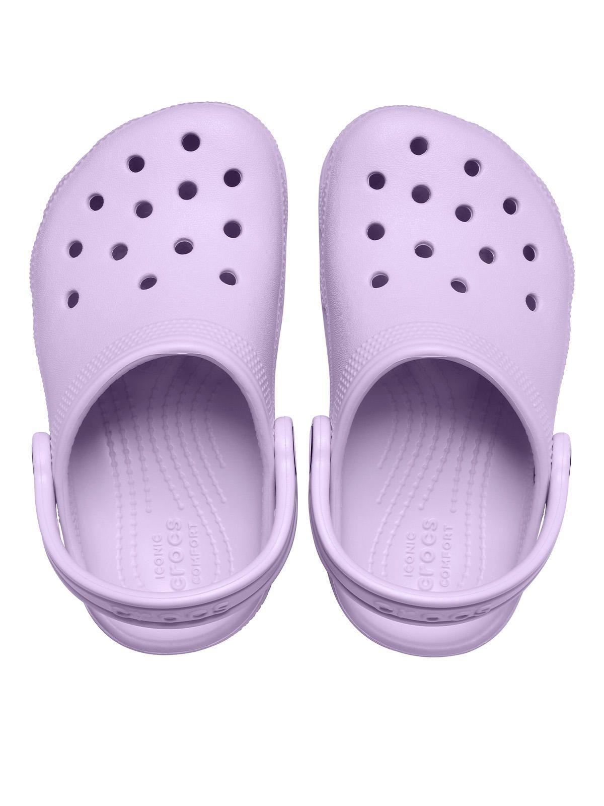 Zueco Niños Pequeños Classic Clog T Lila-3