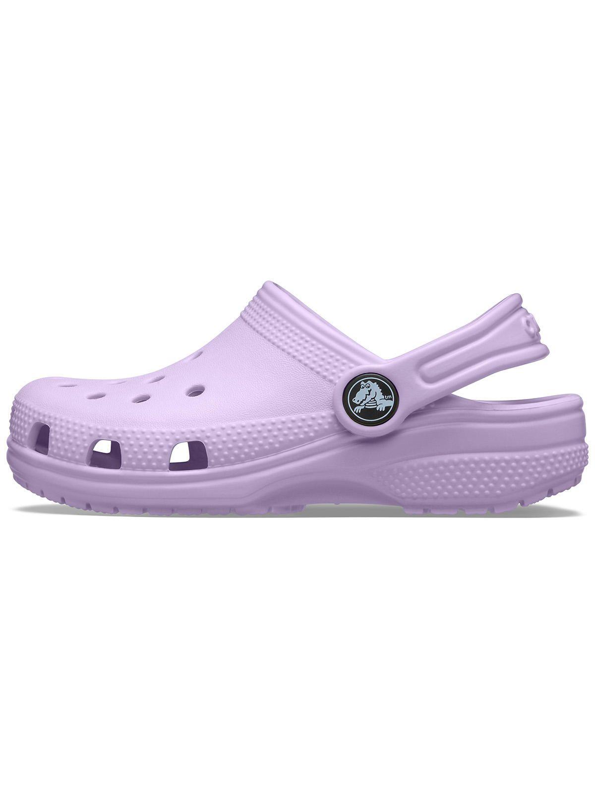 Zueco Niños Pequeños Classic Clog T Lila-6