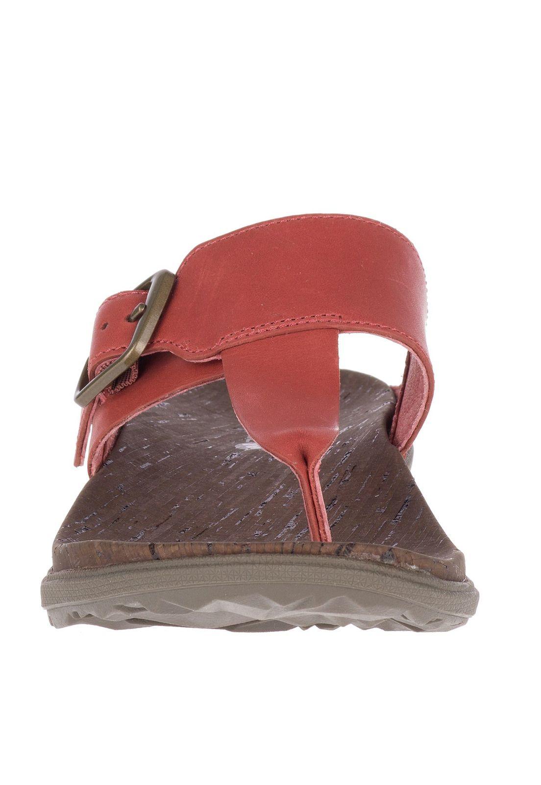 Sandalia Mujer Around Town Luxe Post Terracota-2