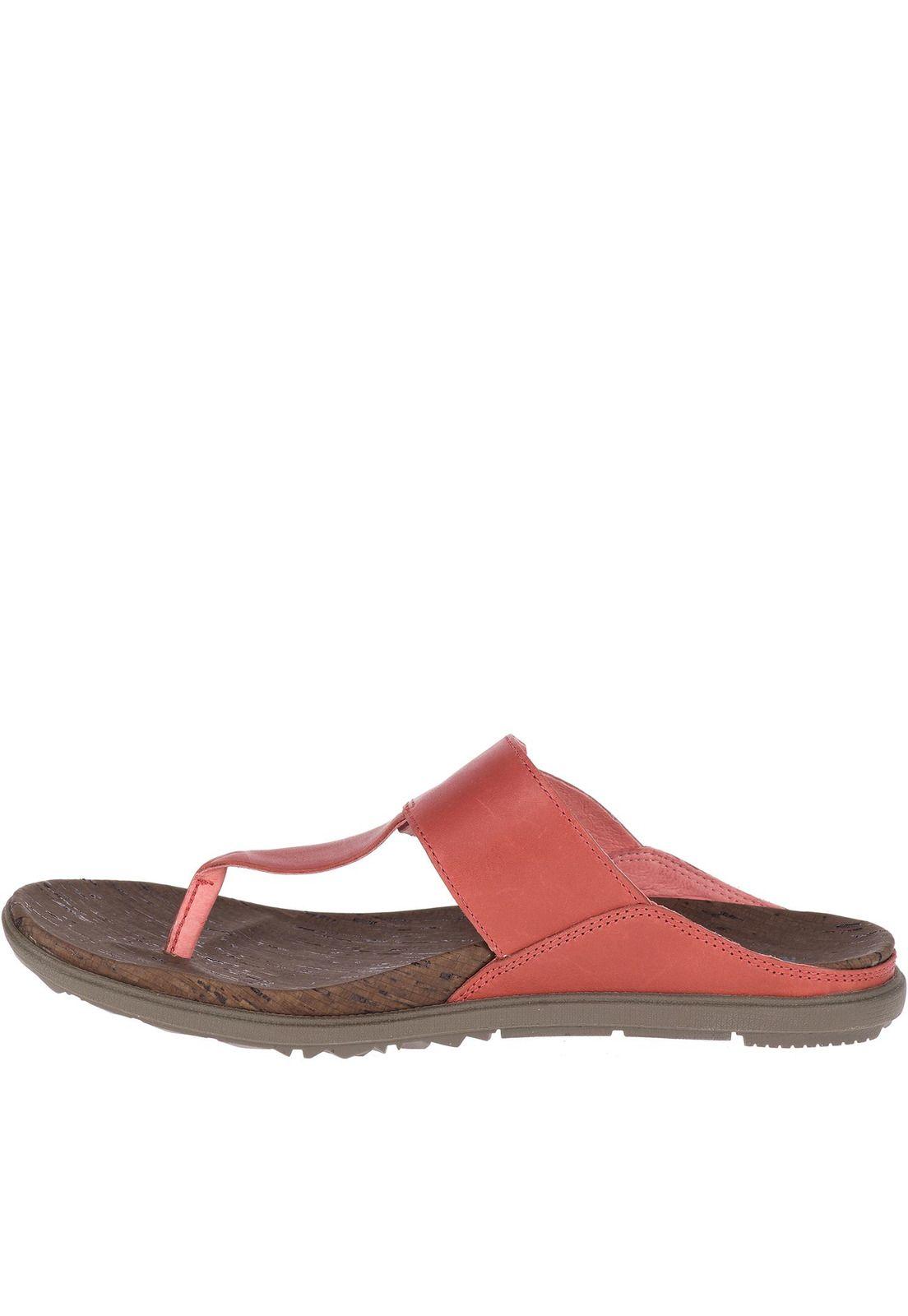 Sandalia Mujer Around Town Luxe Post Terracota-3