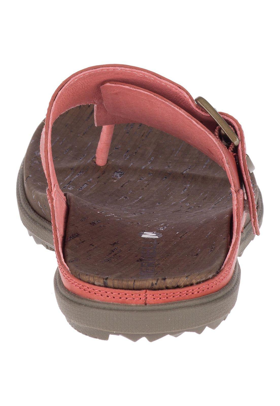 Sandalia Mujer Around Town Luxe Post Terracota-4