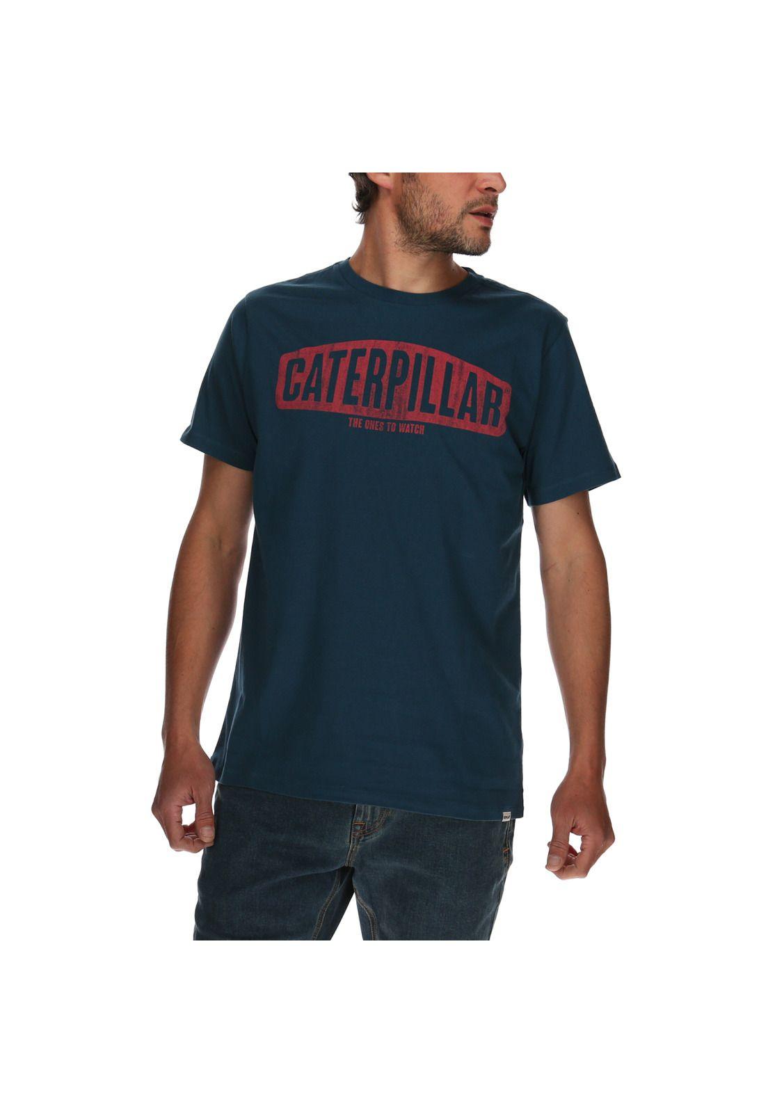 Polera Mc Hombre Watch Tee Algodón Azul Petróleo-0