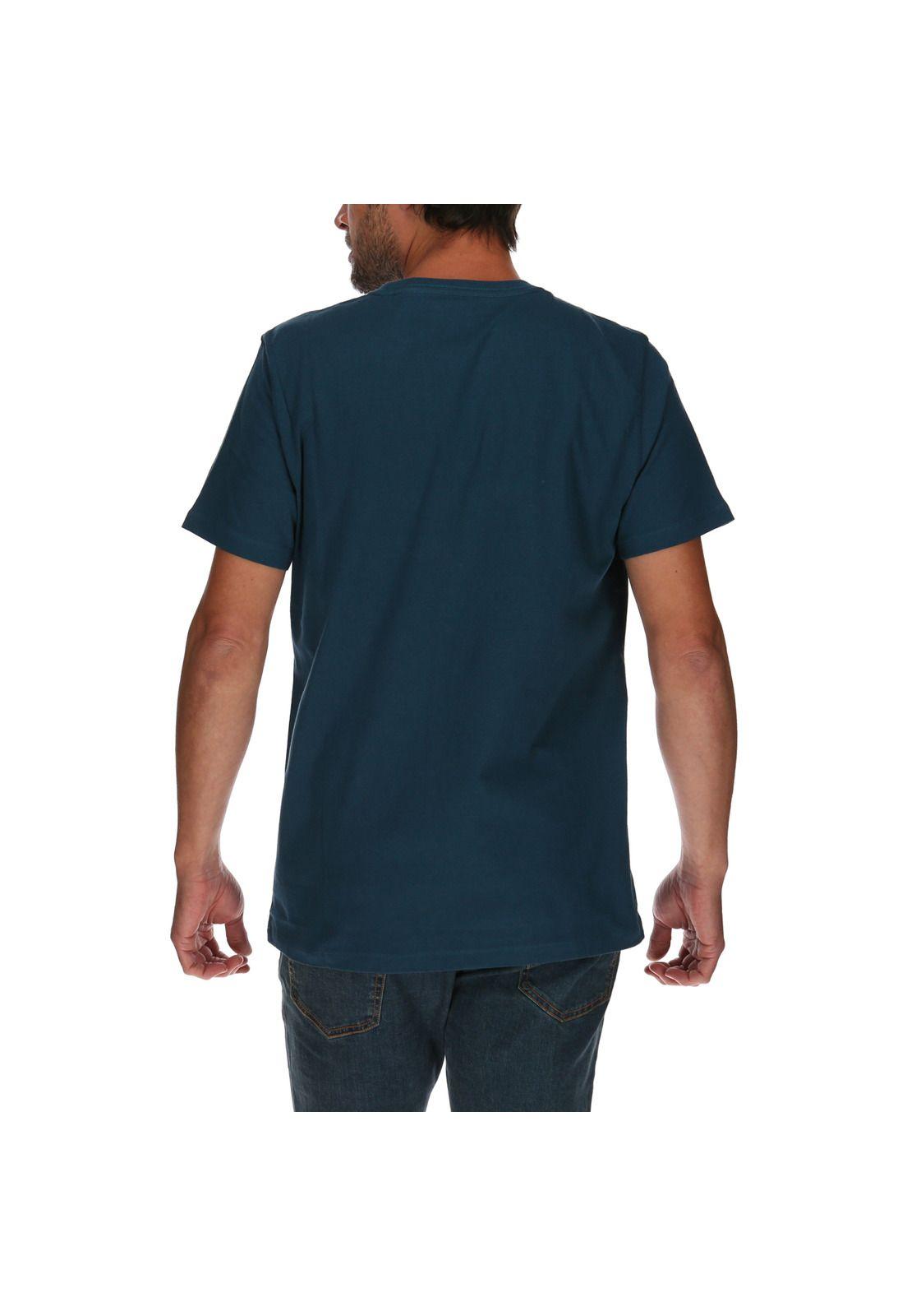 Polera Mc Hombre Watch Tee Algodón Azul Petróleo-2