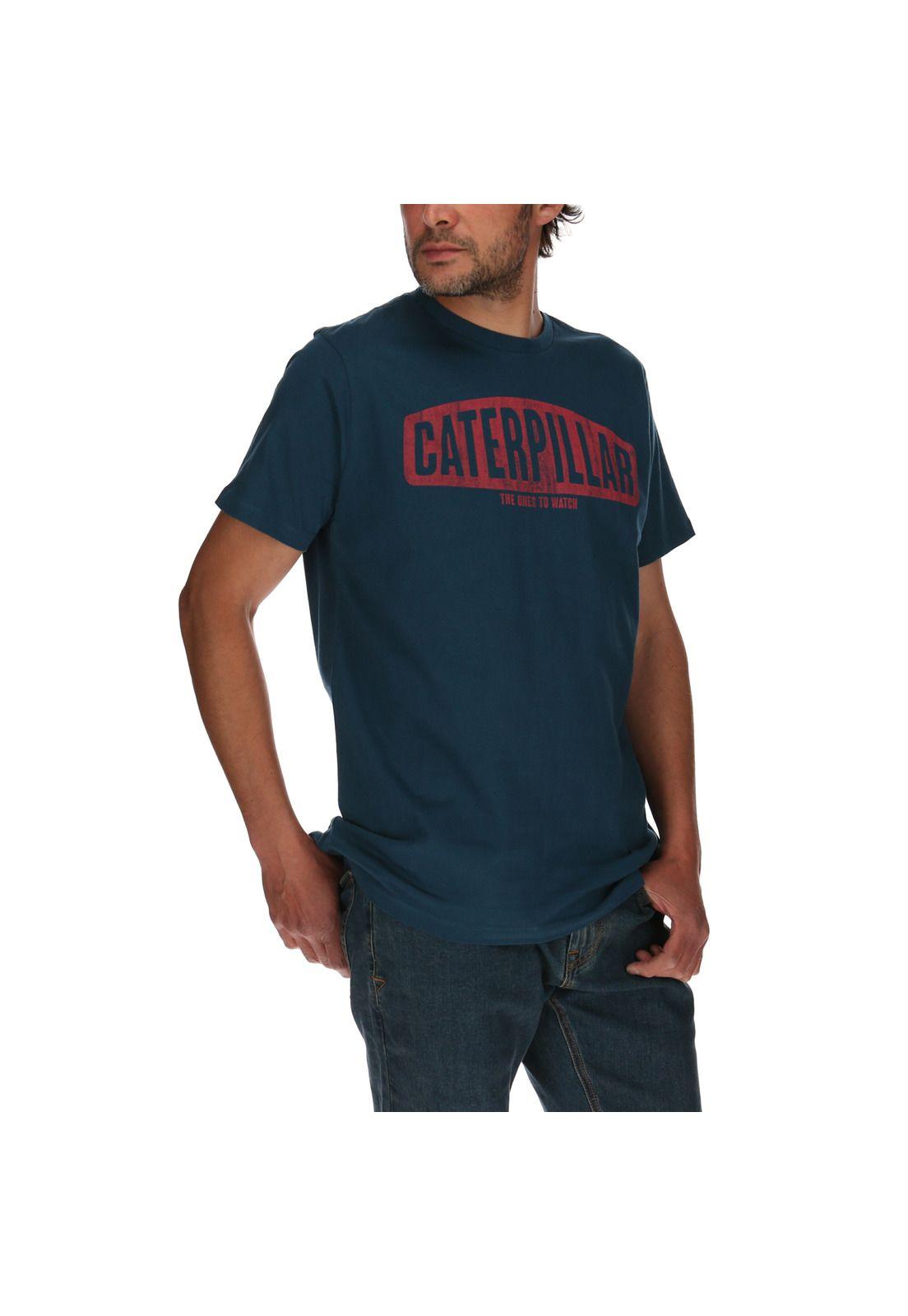 Polera Mc Hombre Watch Tee Algodón Azul Petróleo-3