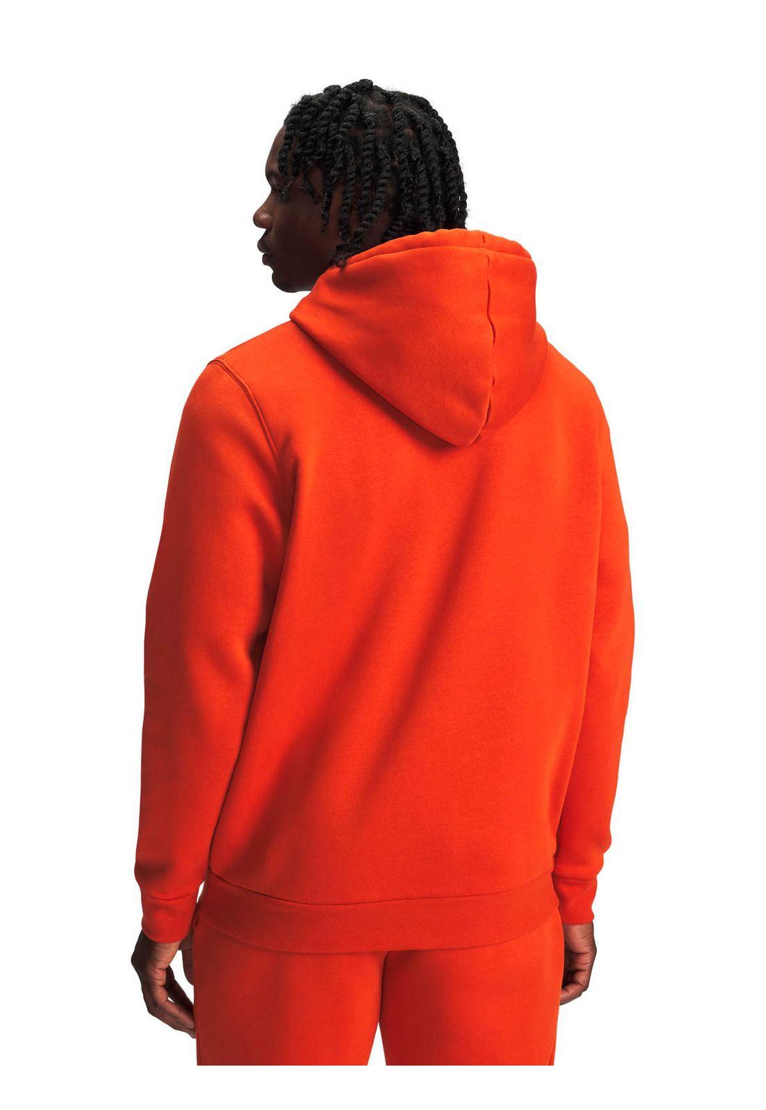 Poleron Lifestyle Hombre Icon Fleece Naranjo -1