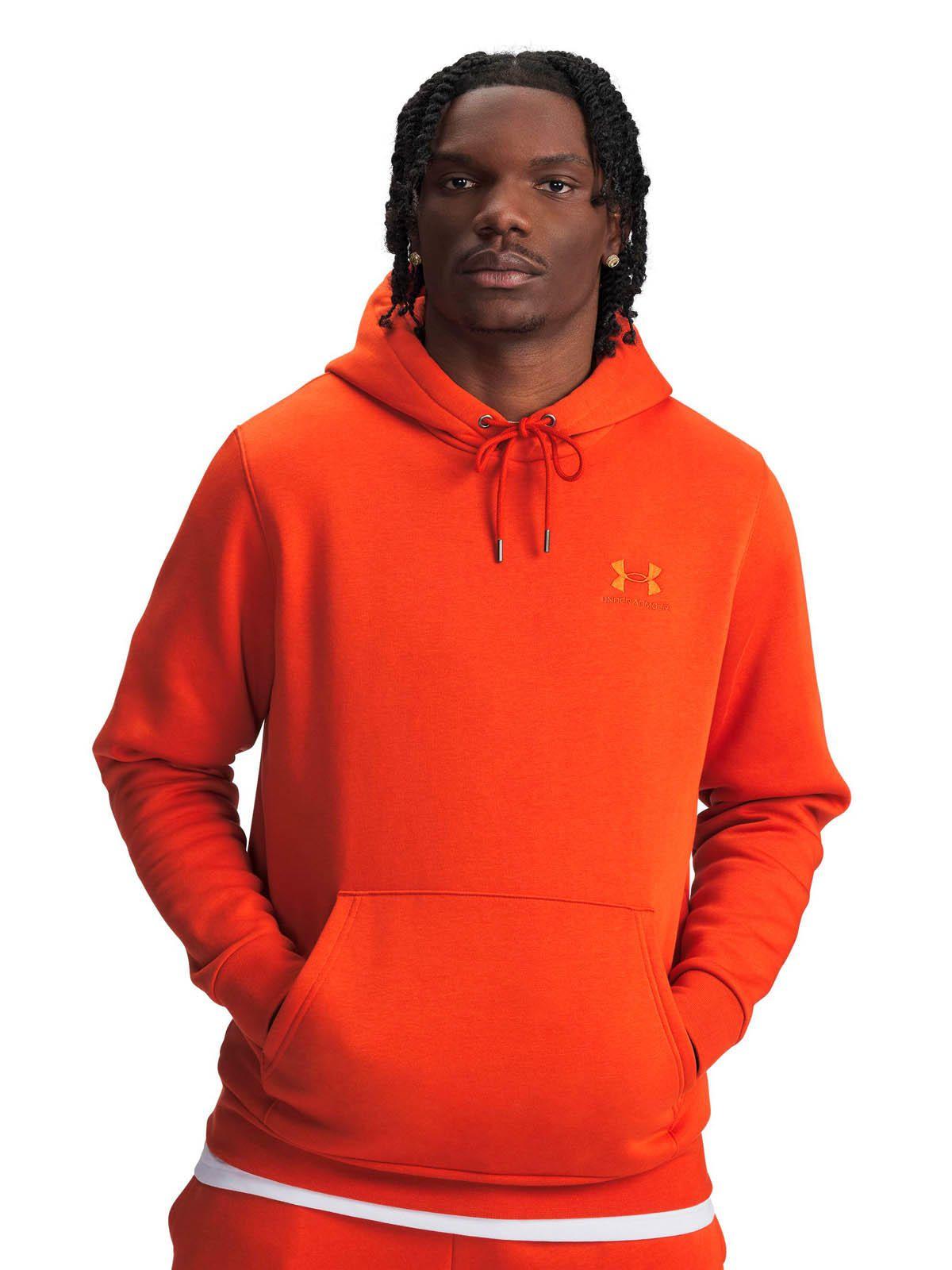 Poleron Lifestyle Hombre Icon Fleece Naranjo -0