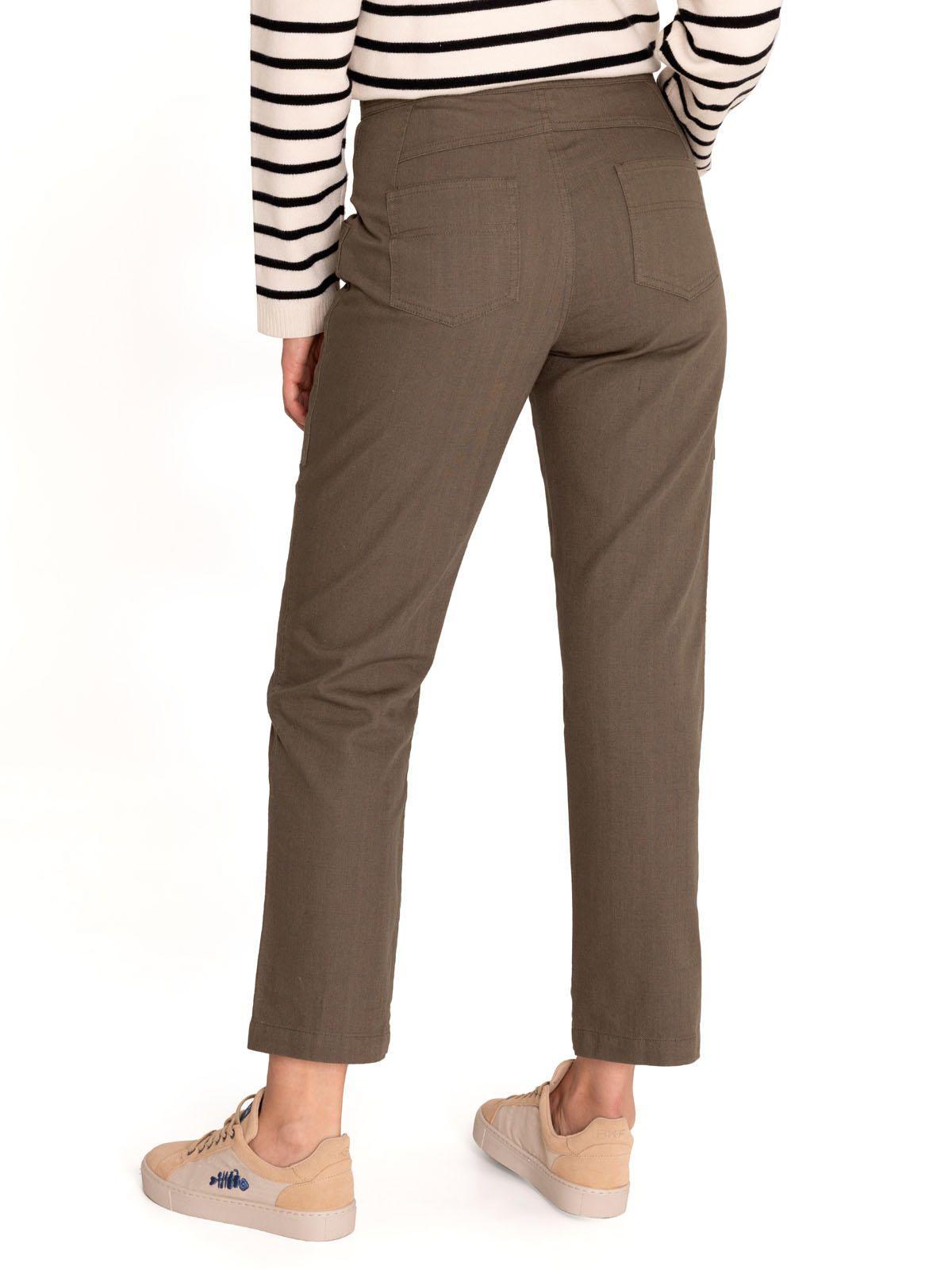 Pantalón Algodón Orgánico Mujer Isis Verde-5