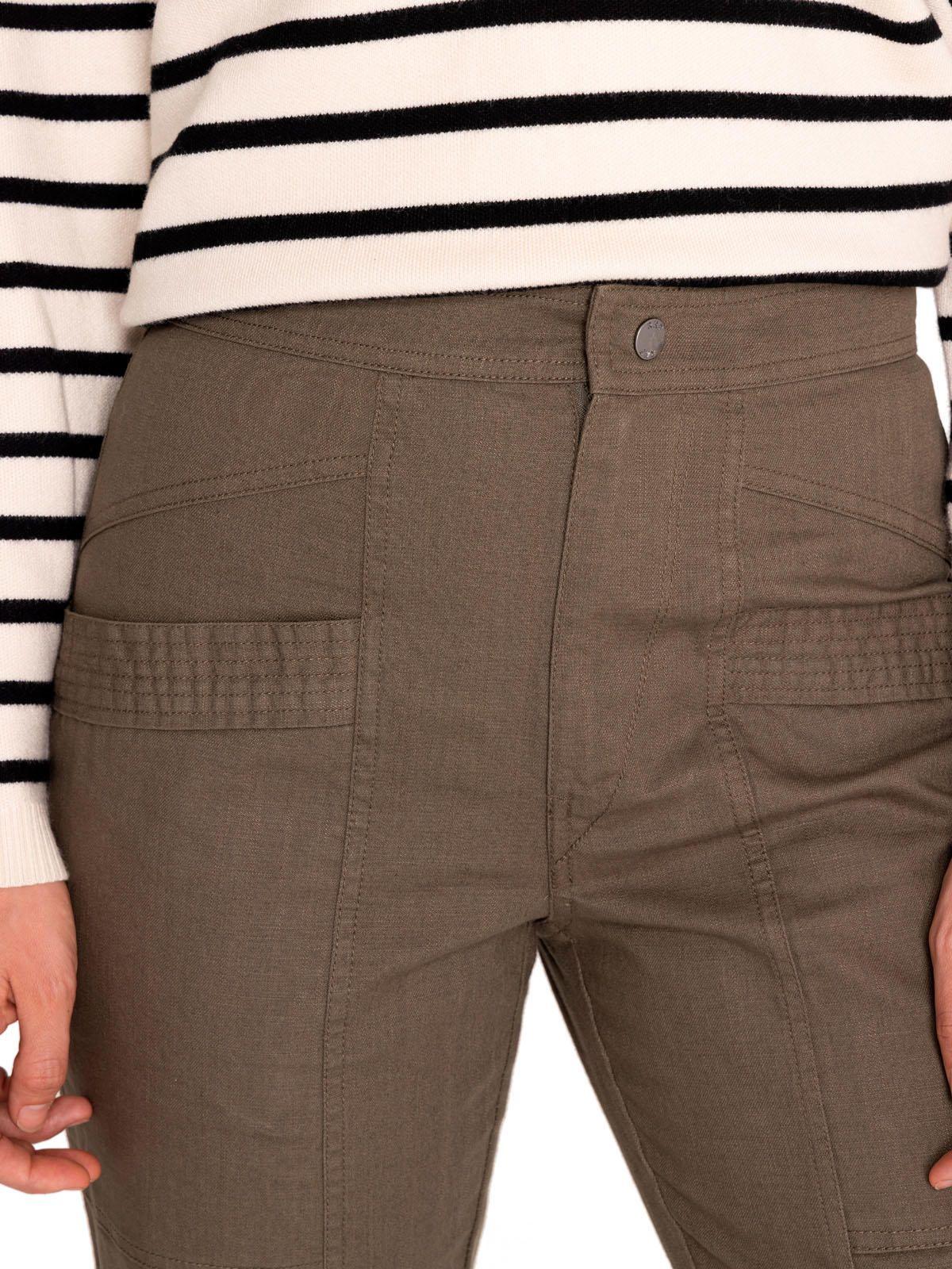 Pantalón Algodón Orgánico Mujer Isis Verde-6