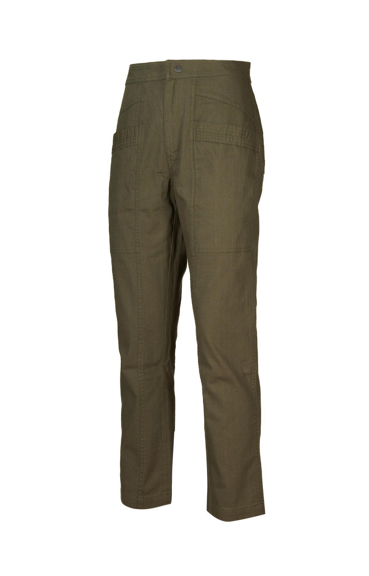 Pantalón Algodón Orgánico Mujer Isis Verde-0