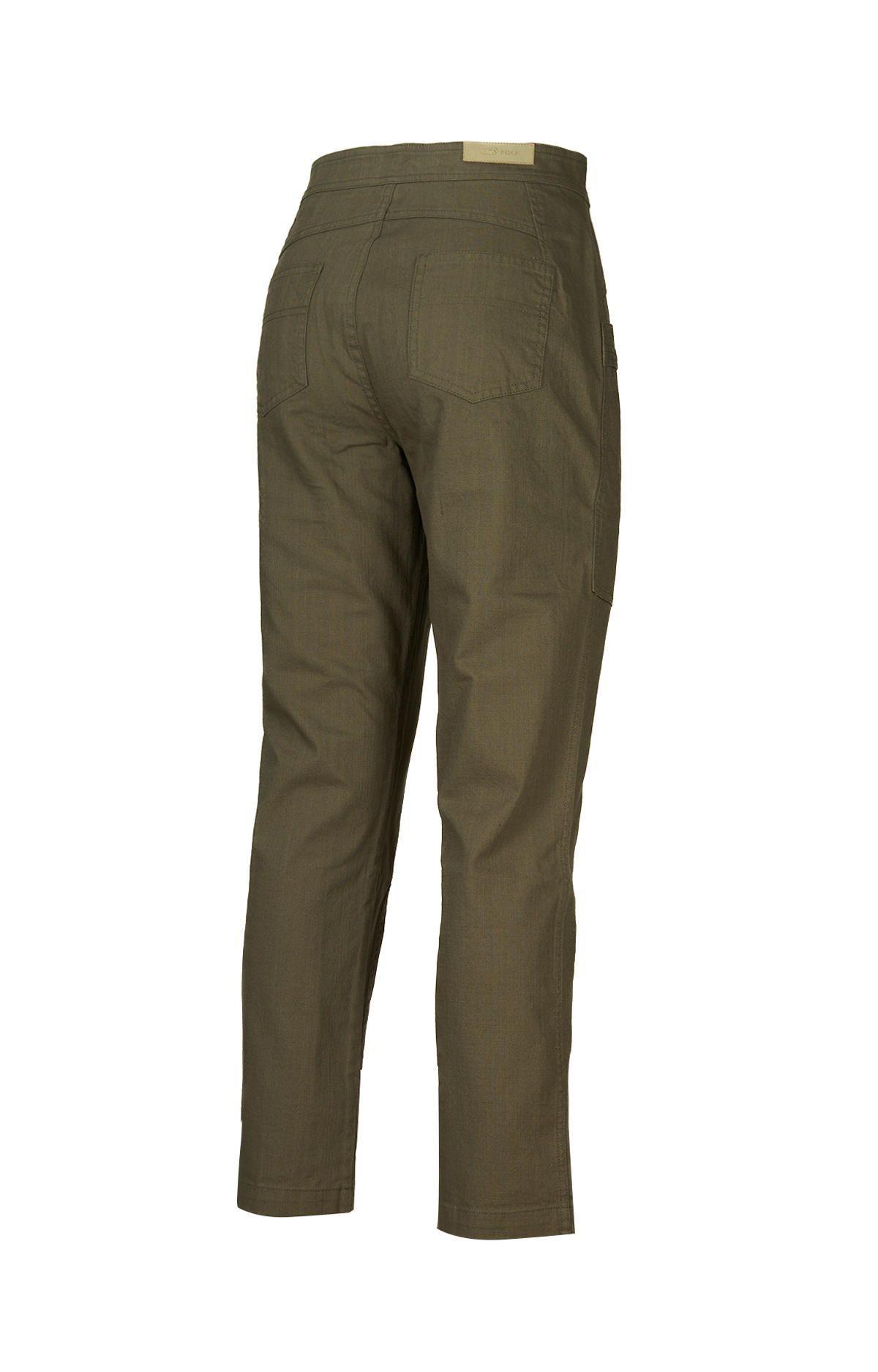 Pantalón Algodón Orgánico Mujer Isis Verde-1