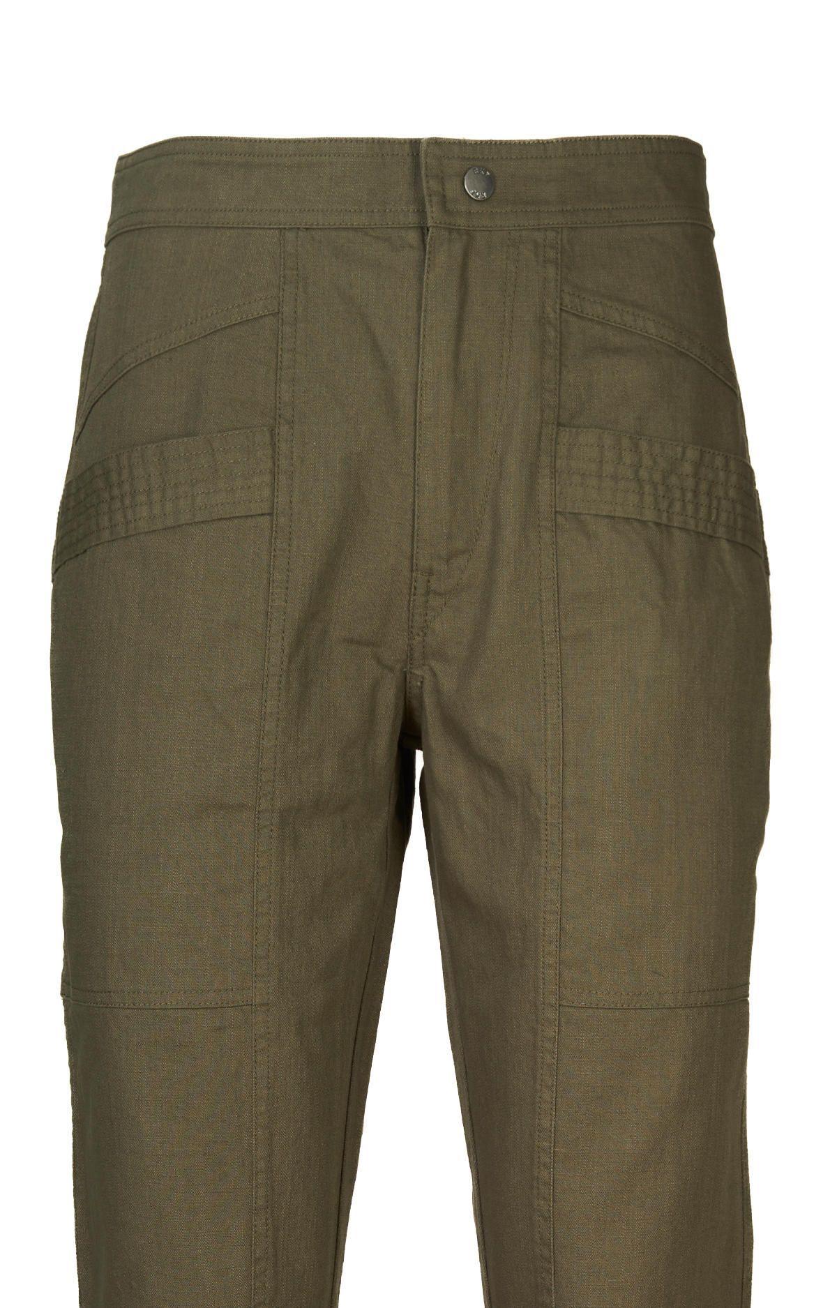 Pantalón Algodón Orgánico Mujer Isis Verde-3