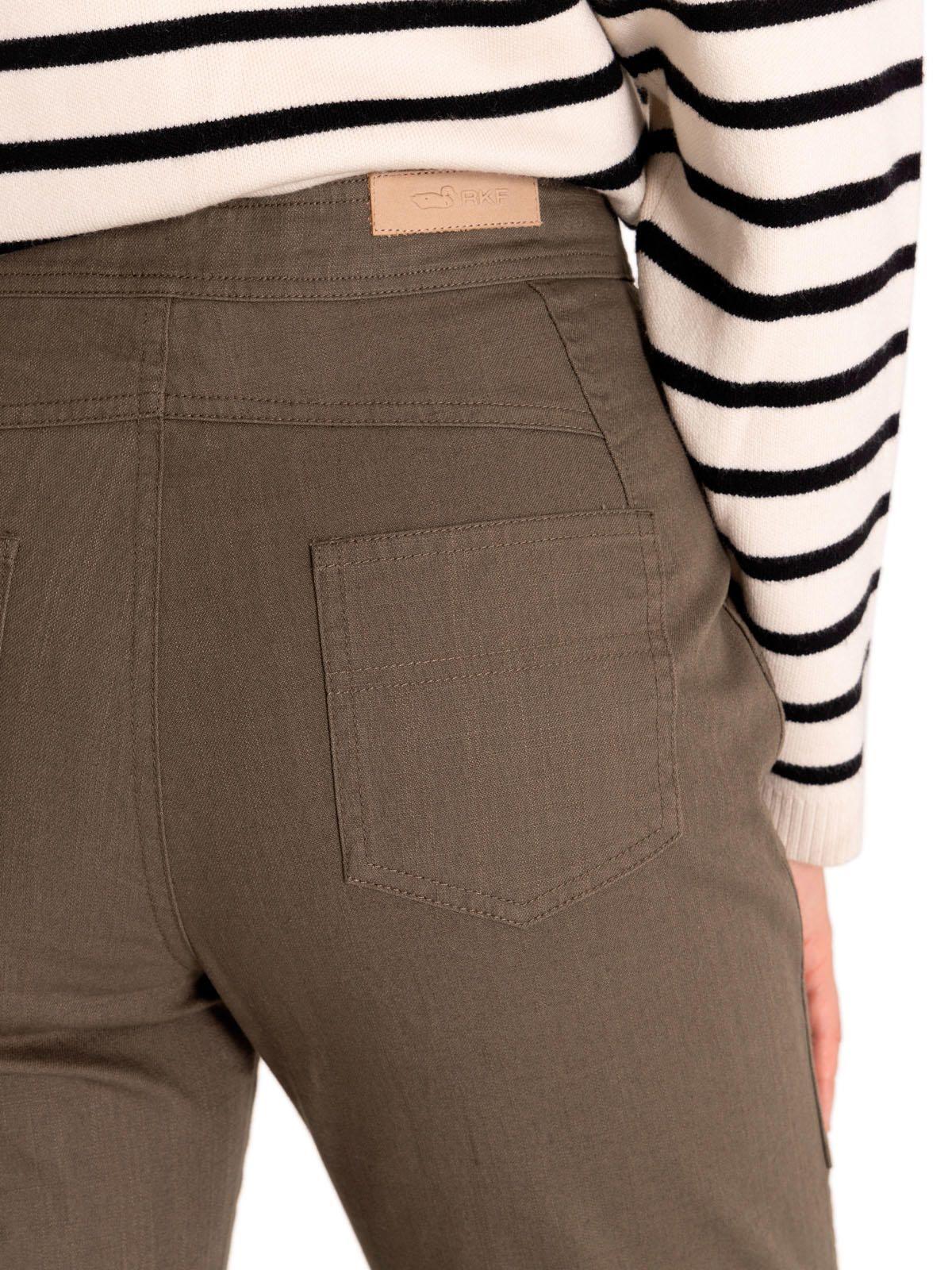 Pantalón Algodón Orgánico Mujer Isis Verde-7