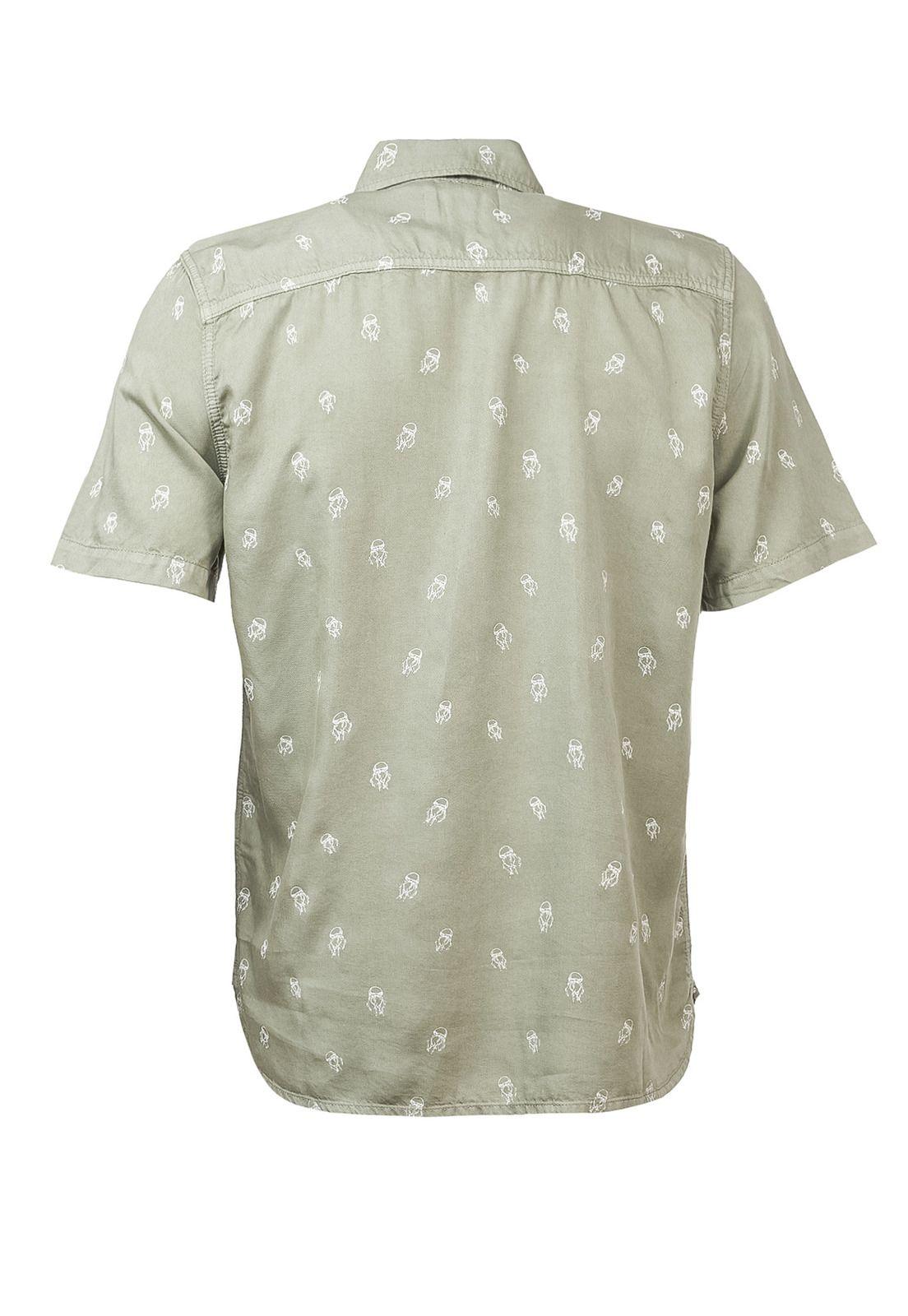 Camisa Tencel Denimprint Verde Claro Hombre-1