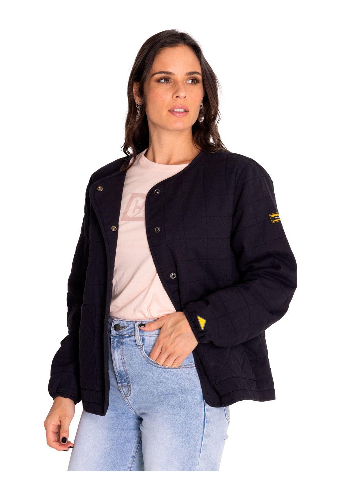 Chaqueta Mujer Heritage Lightweight Quilted Negro-1