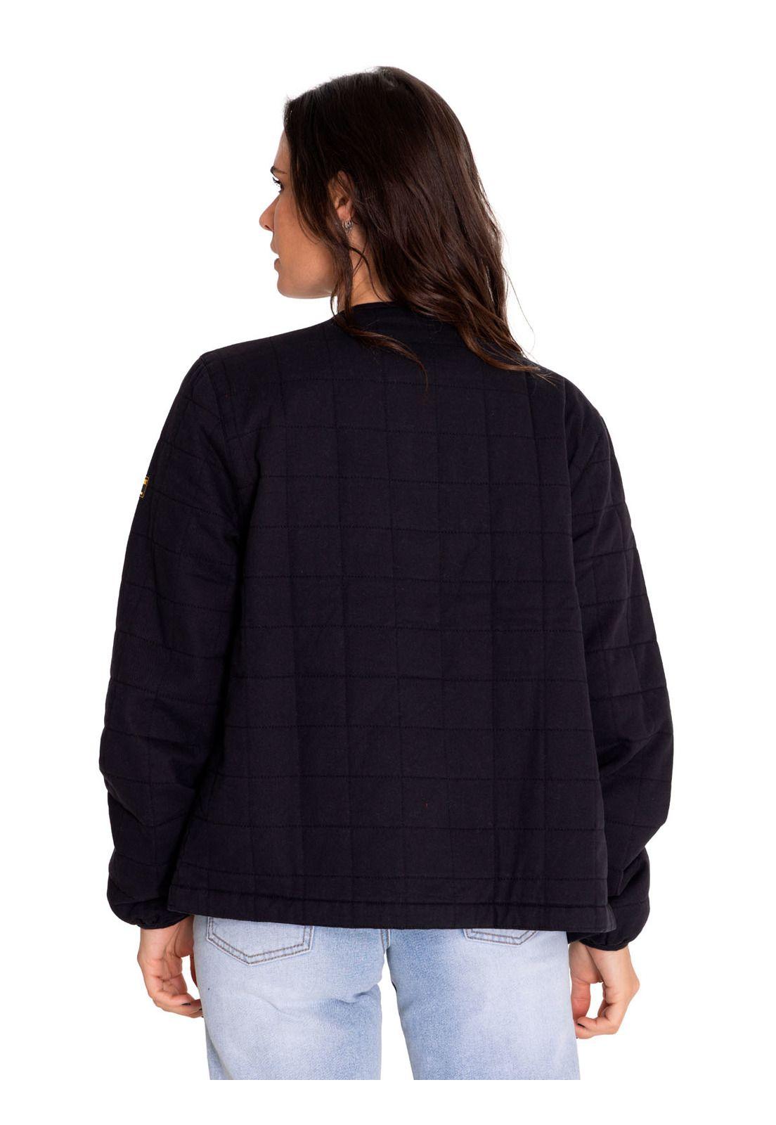 Chaqueta Mujer Heritage Lightweight Quilted Negro-3