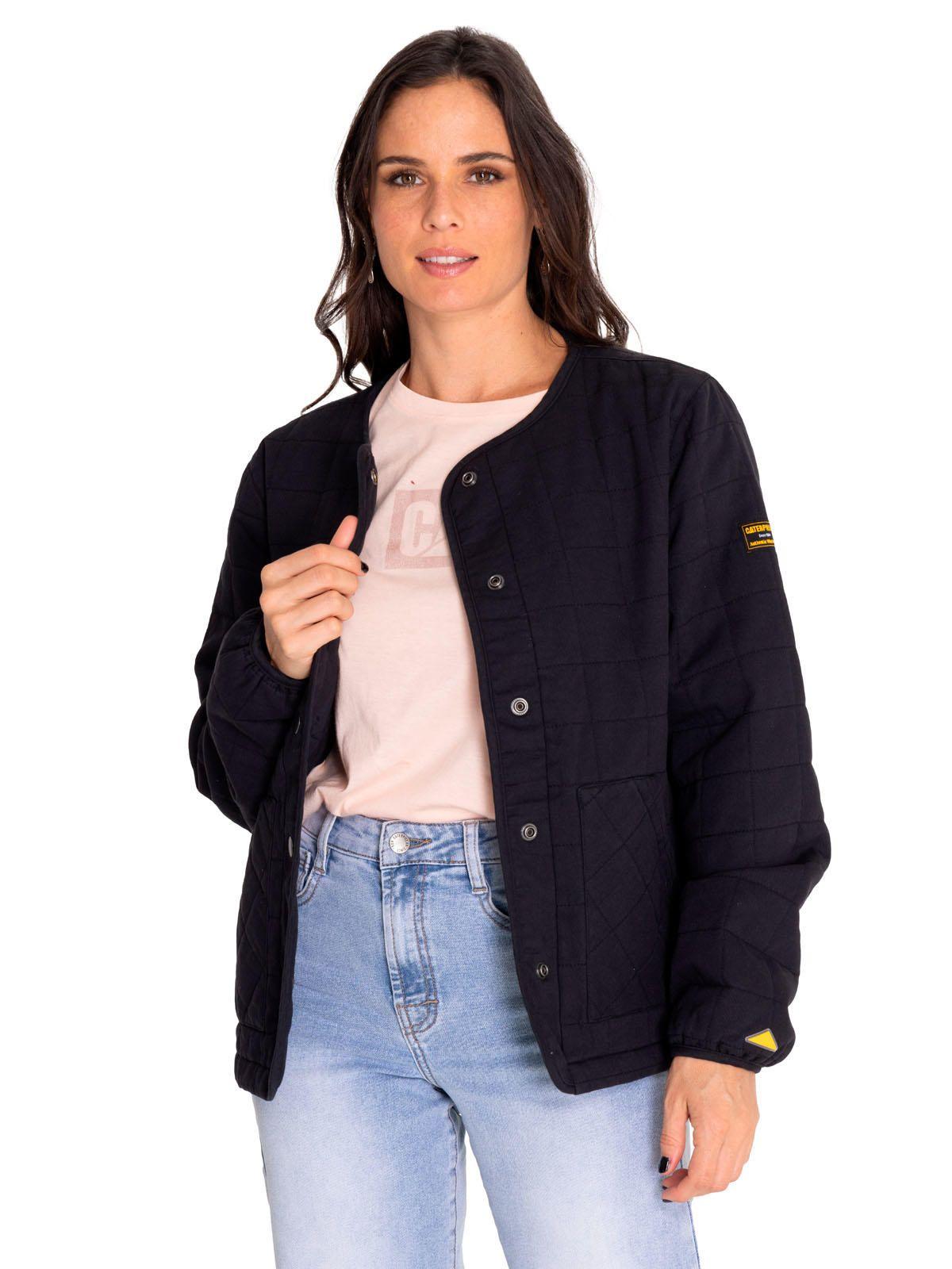 Chaqueta Mujer Heritage Lightweight Quilted Negro-0