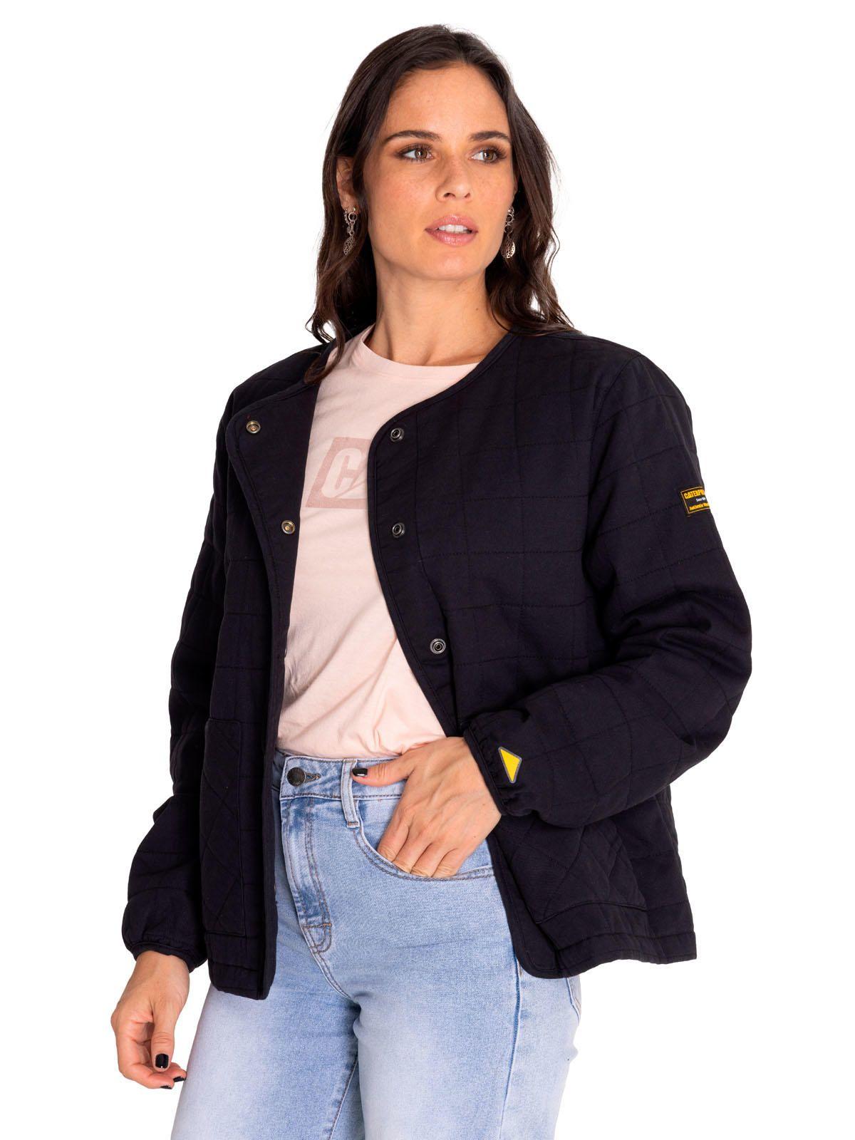 Chaqueta Mujer Heritage Lightweight Quilted Negro-1