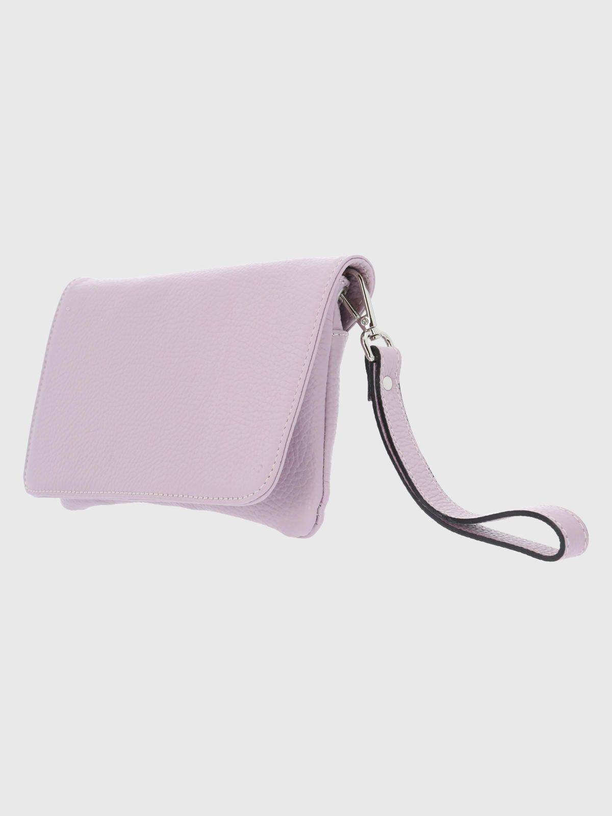 Cartera Italiana Cuero Bianca Cross Morado-1