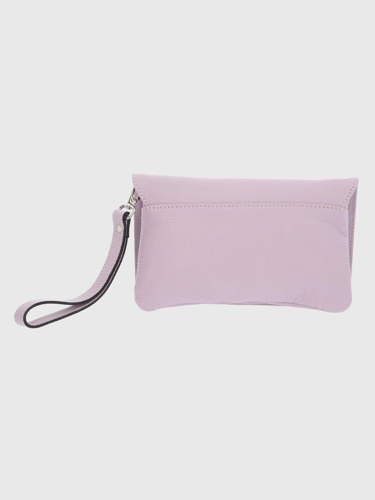 Cartera Italiana Cuero Bianca Cross Morado-2